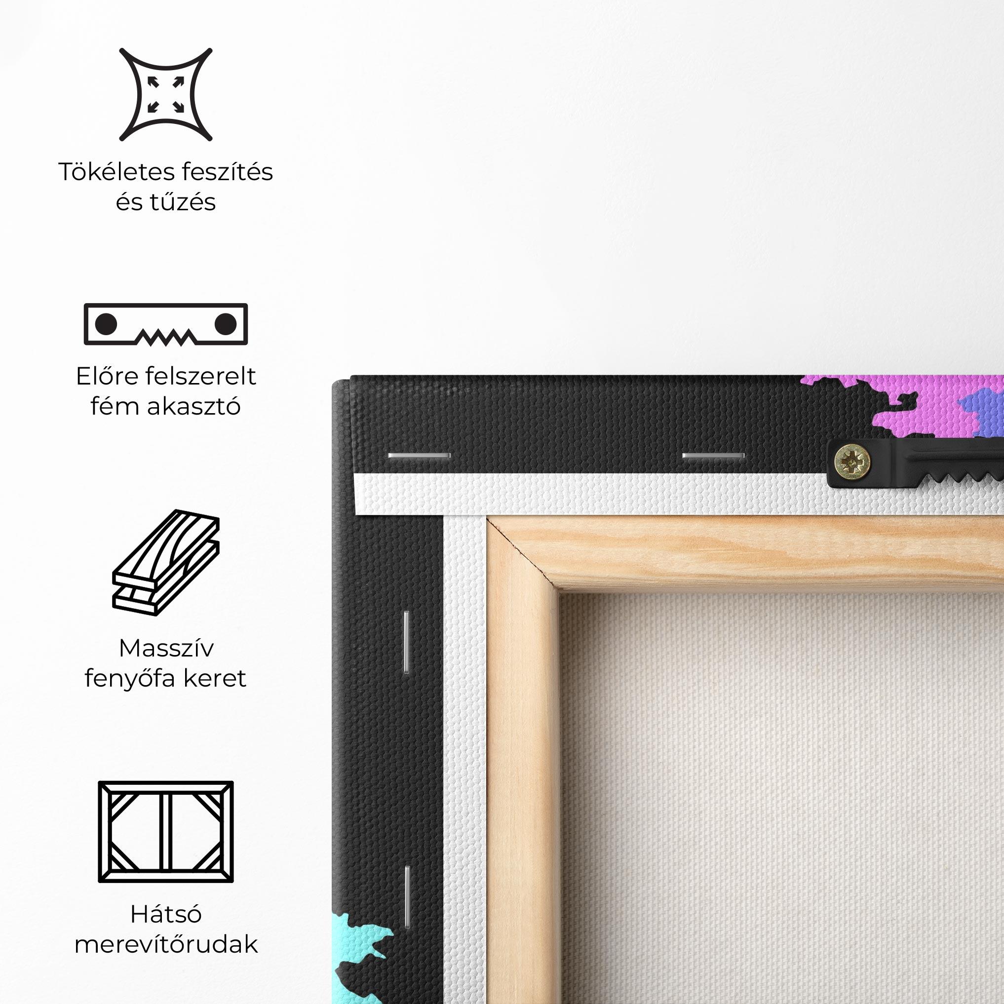 Vászonkép Armenia Map mockup 5