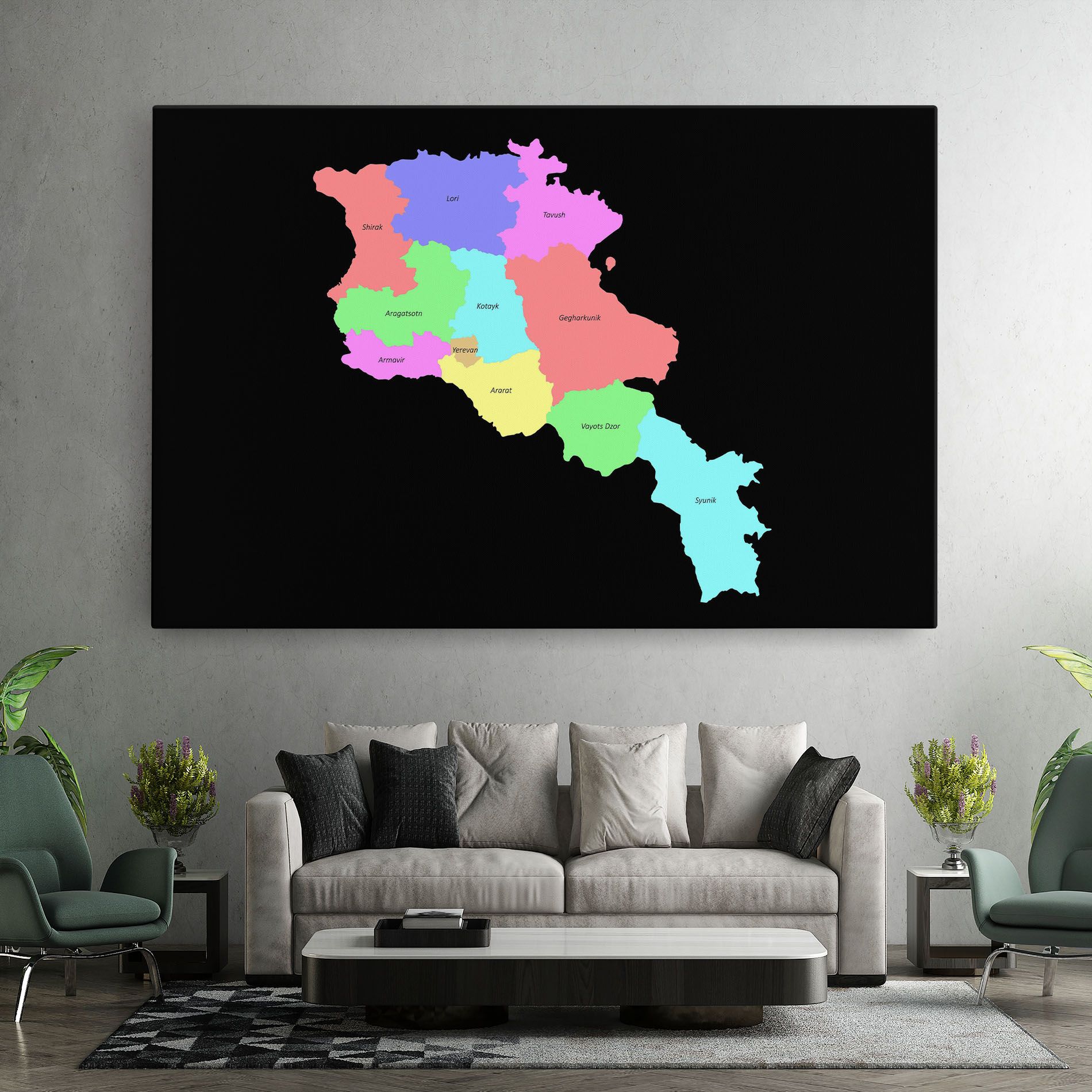 Armenia Map mockup 7