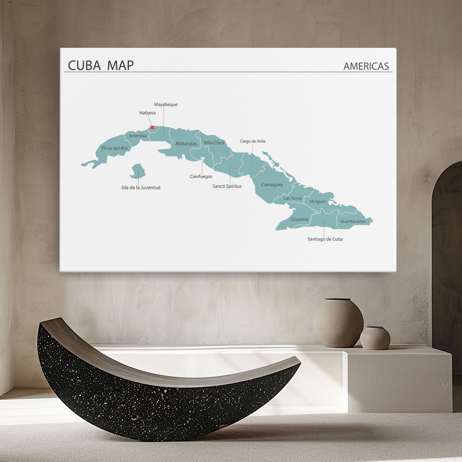 Cuba Map mockup 8