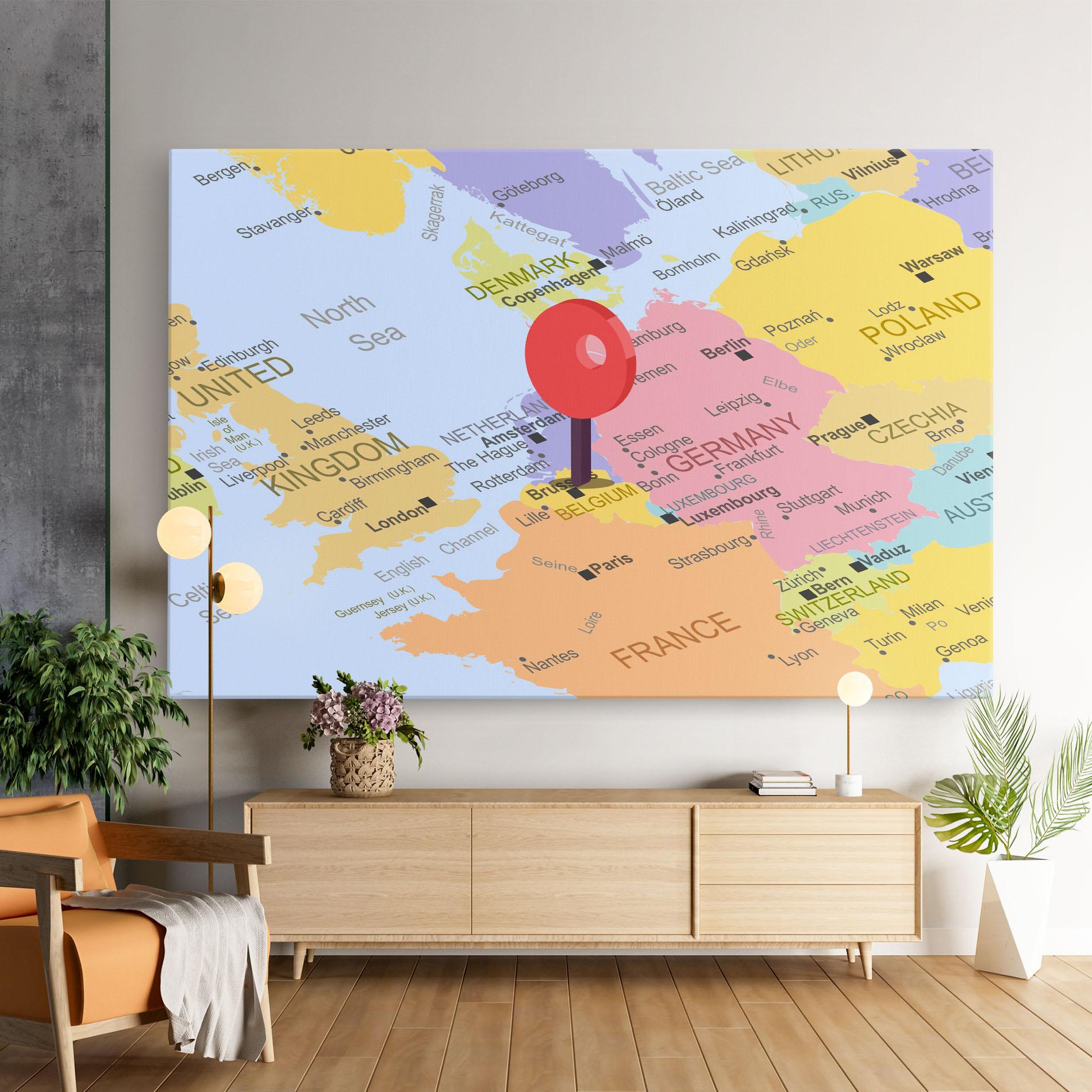 Vászonkép Belgium Close Up mockup 9