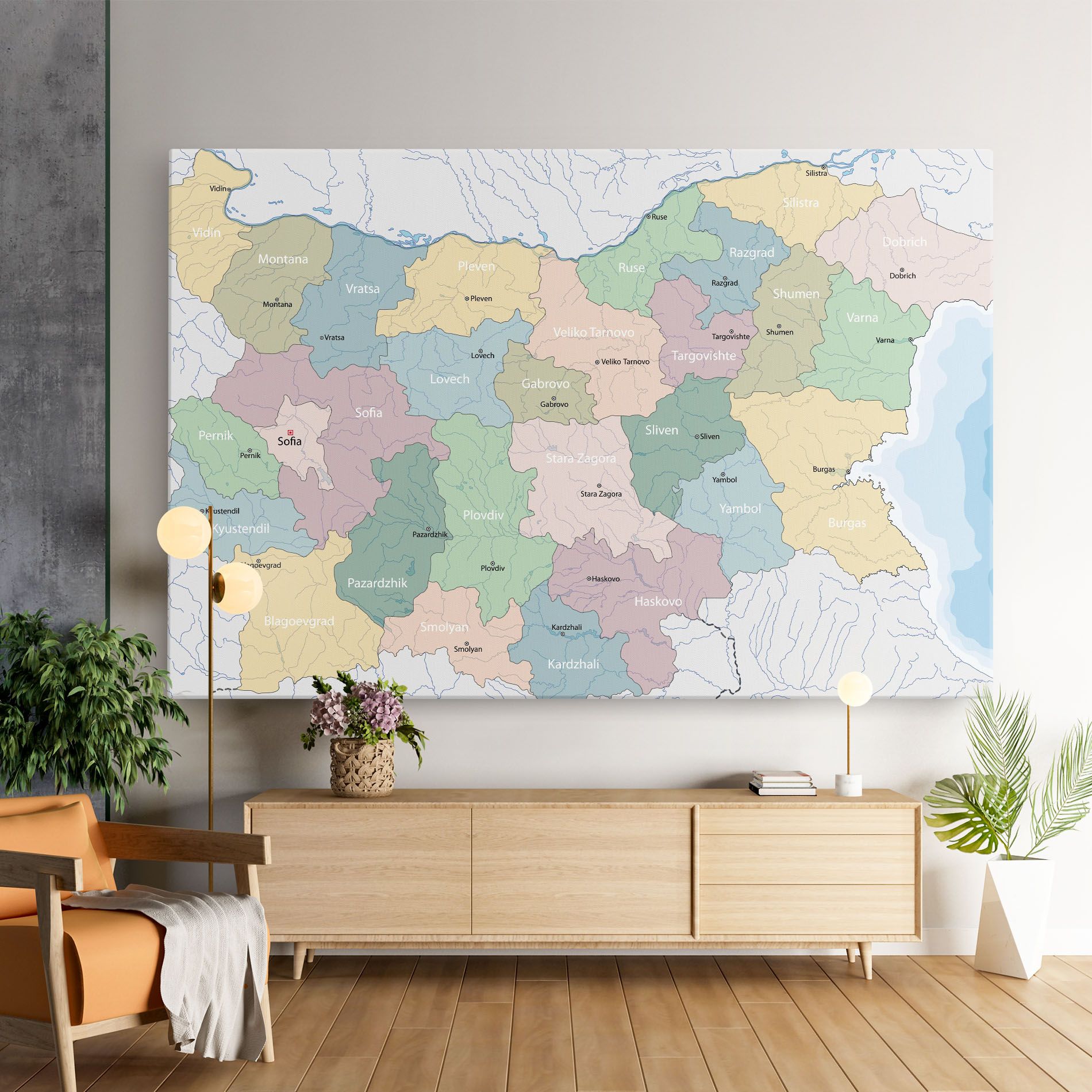 Bulgaria Map mockup 9
