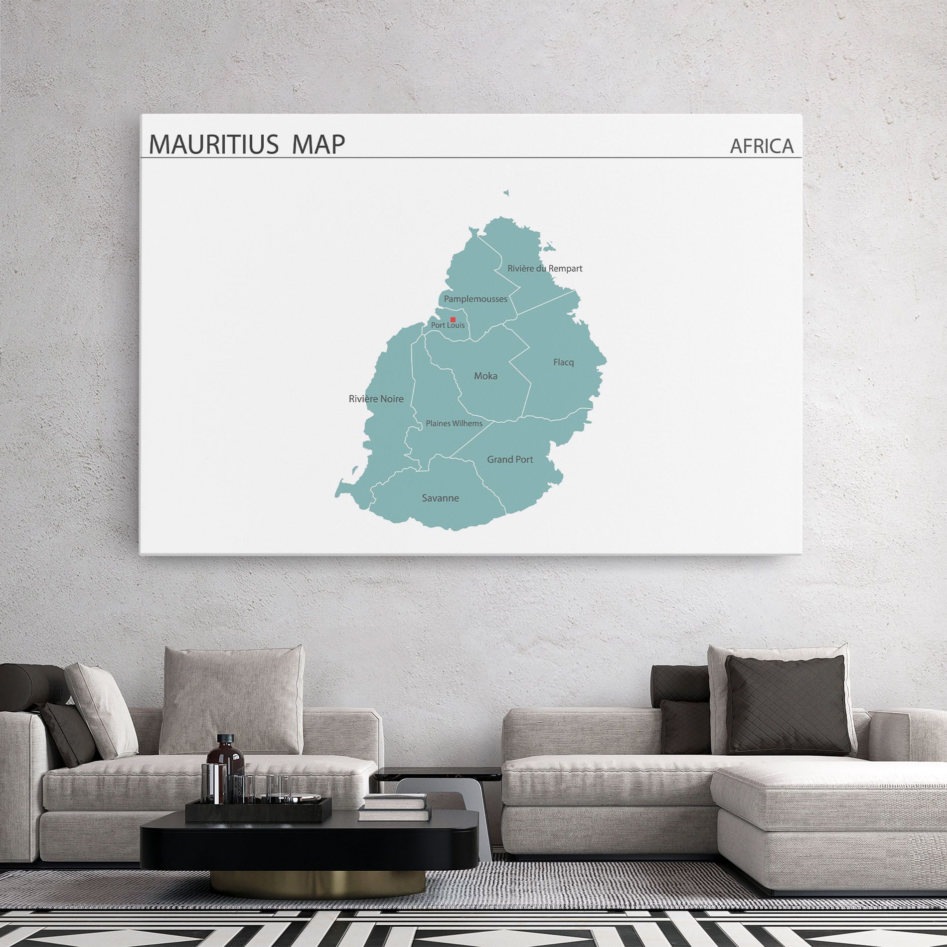 Mauritius Map mockup 2