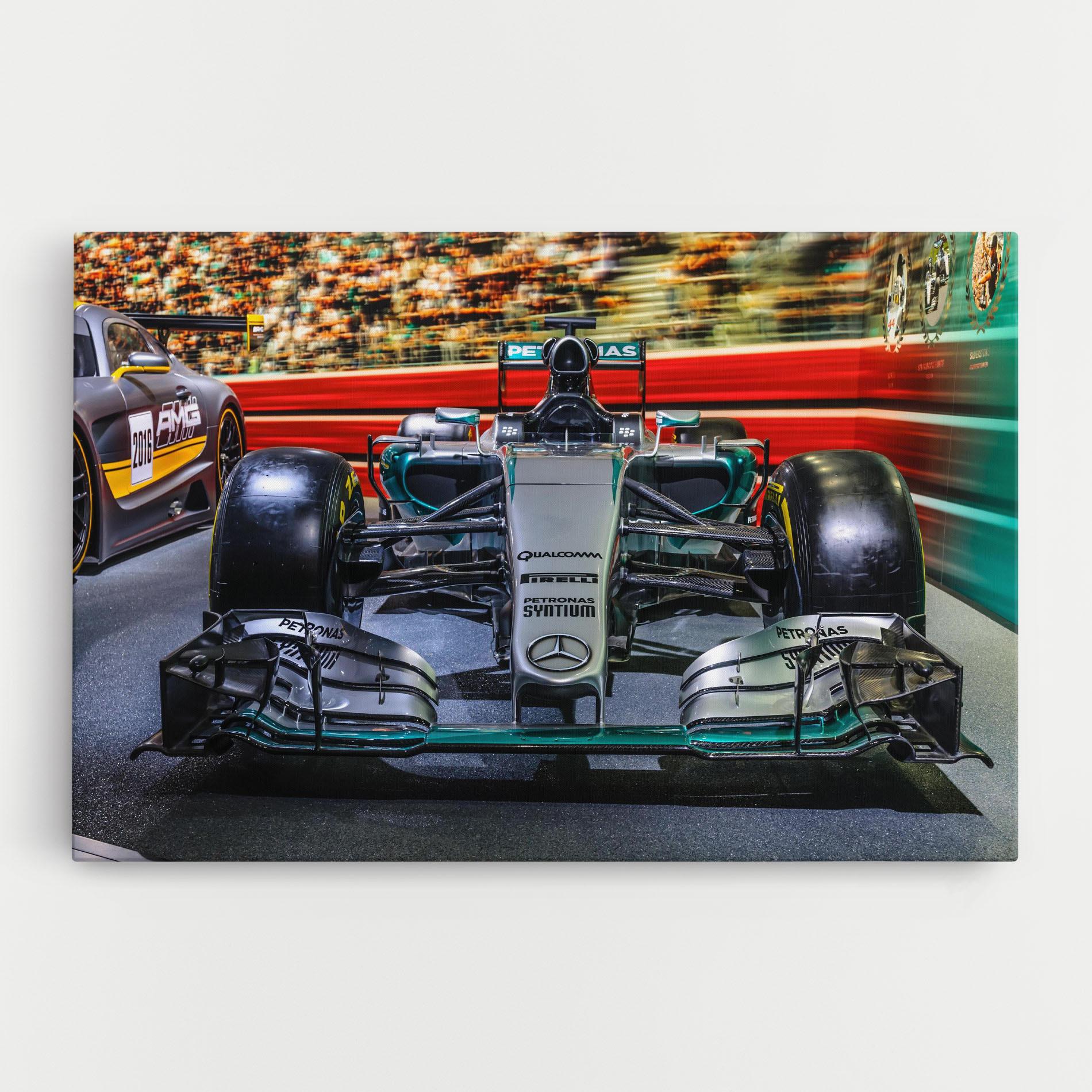 Vászonkép Black Green F1 mockup 0