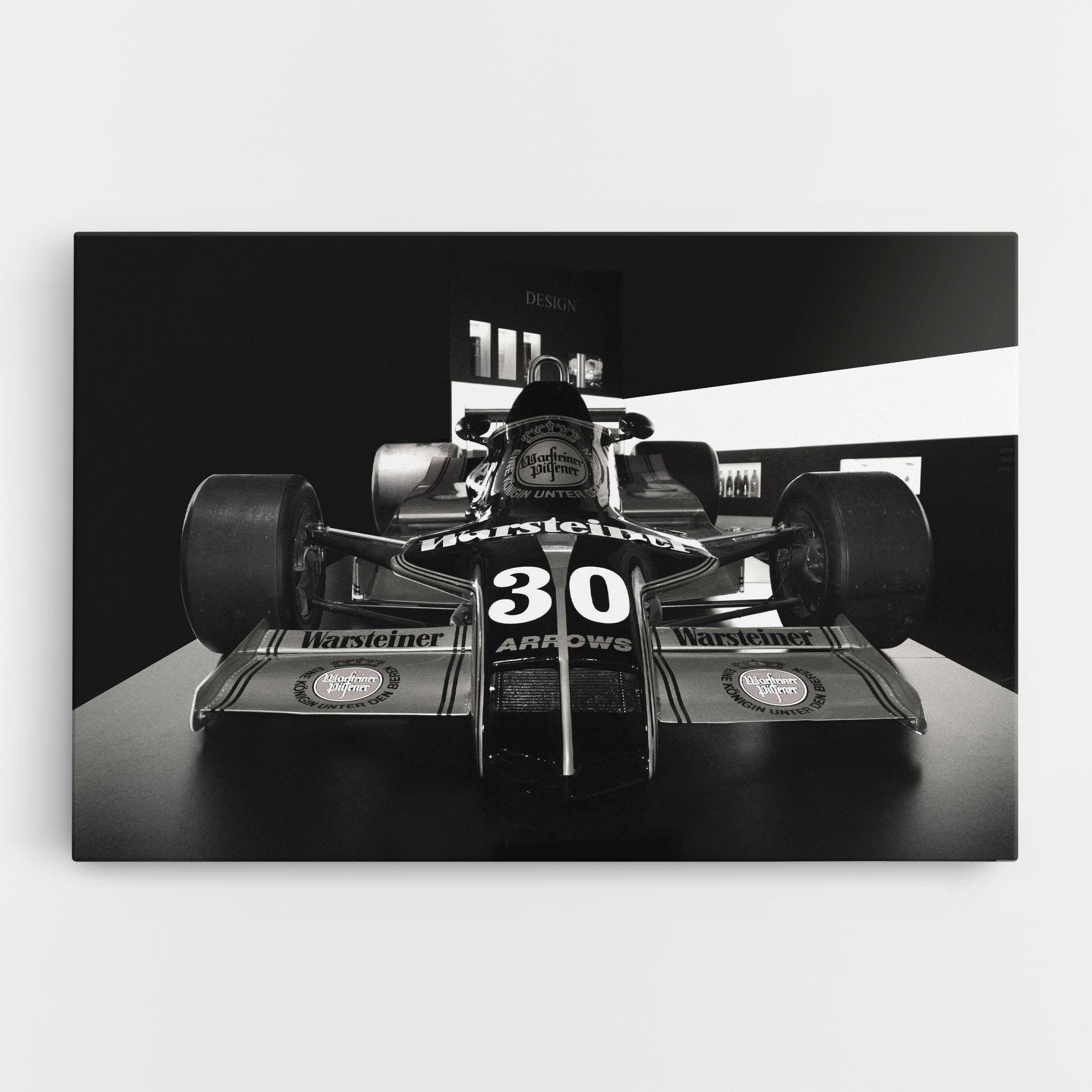 Vászonkép Formula 1 Car Grey mockup 0