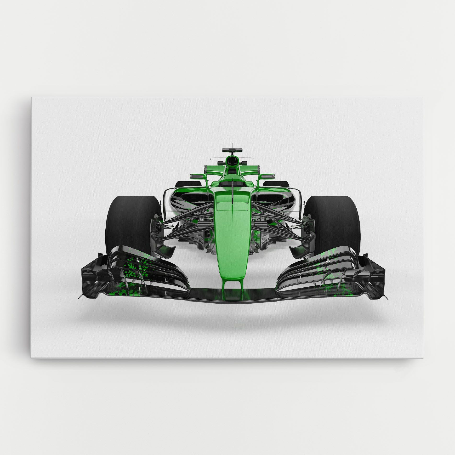 Green F1 Car mockup 0