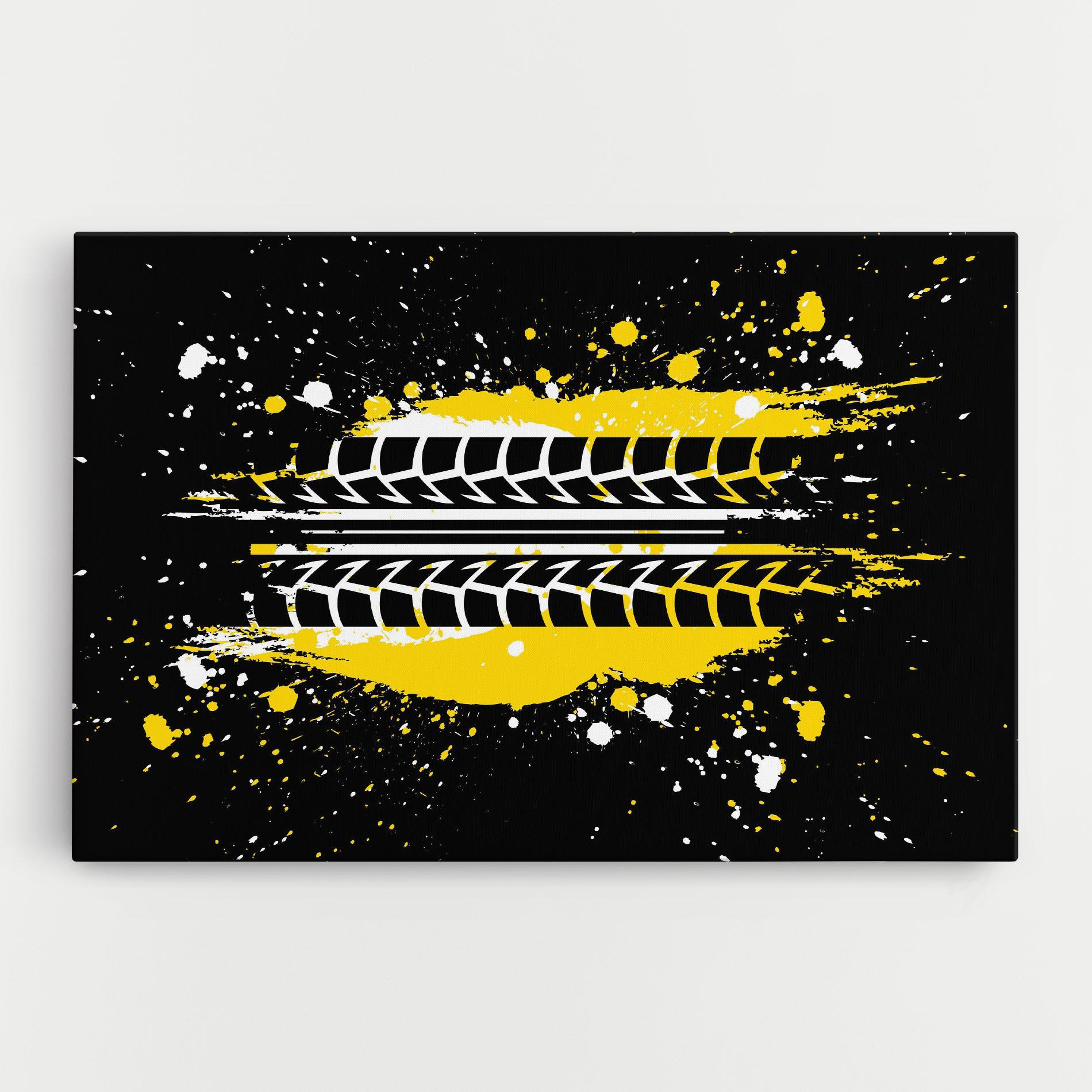 Vászonkép Yellow Traces mockup 0