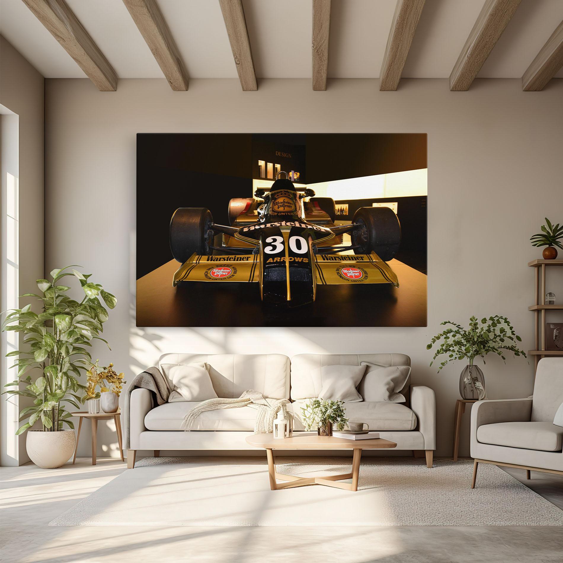 Vászonkép Formula 1 Car Color mockup 6
