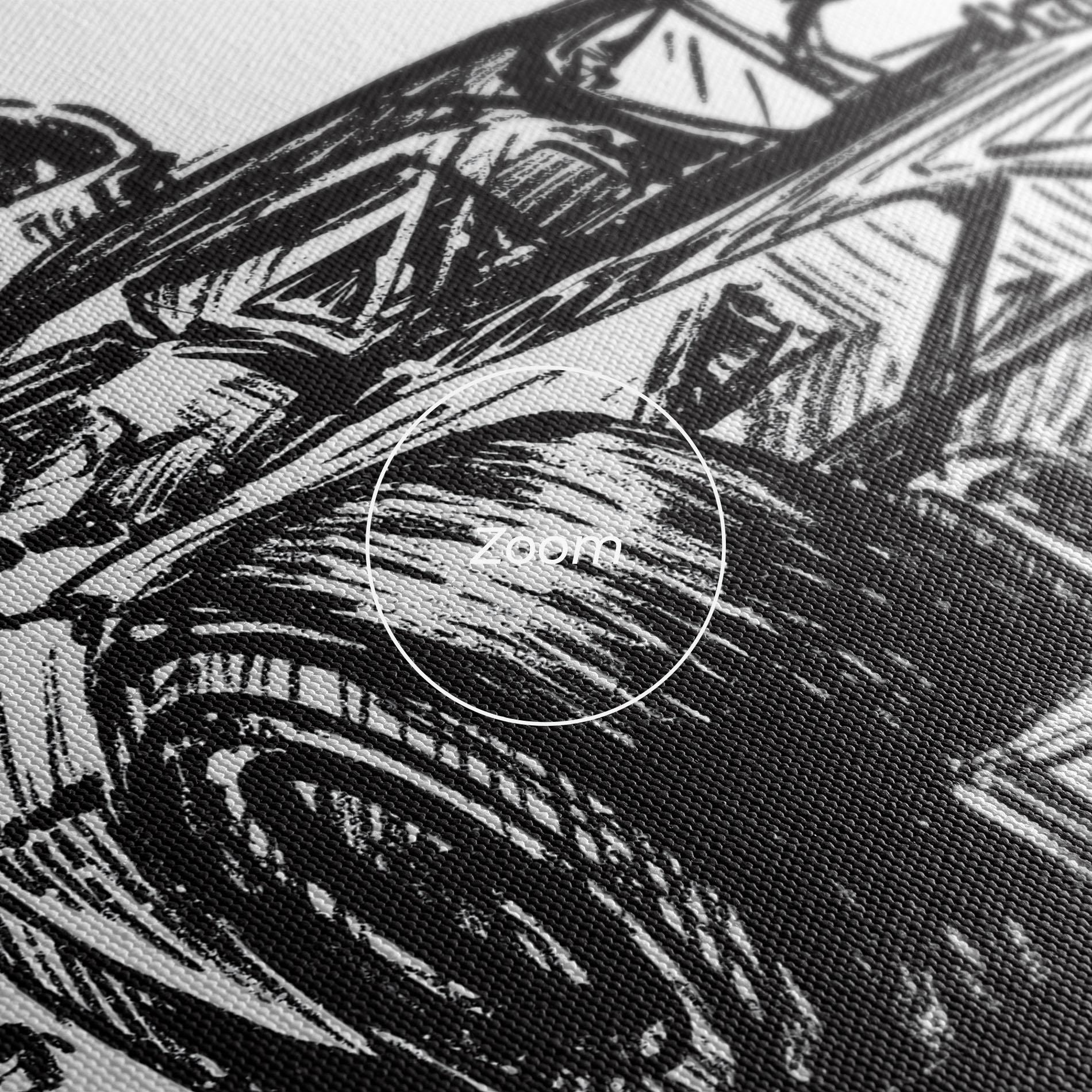 Vászonkép Black Line F1 mockup 3