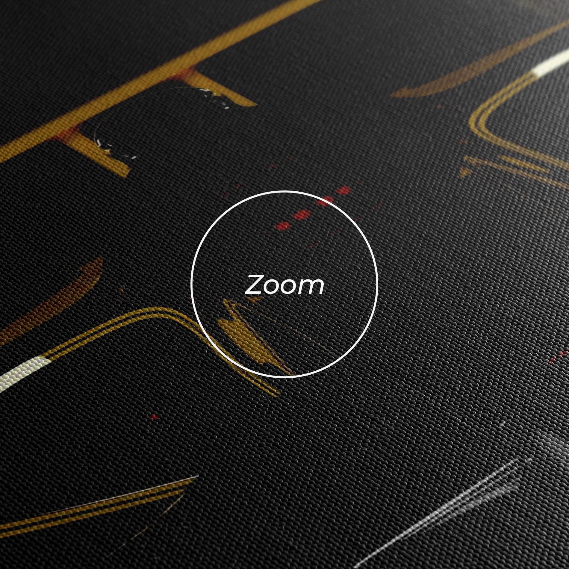 Vászonkép Dark F1 Car mockup 3