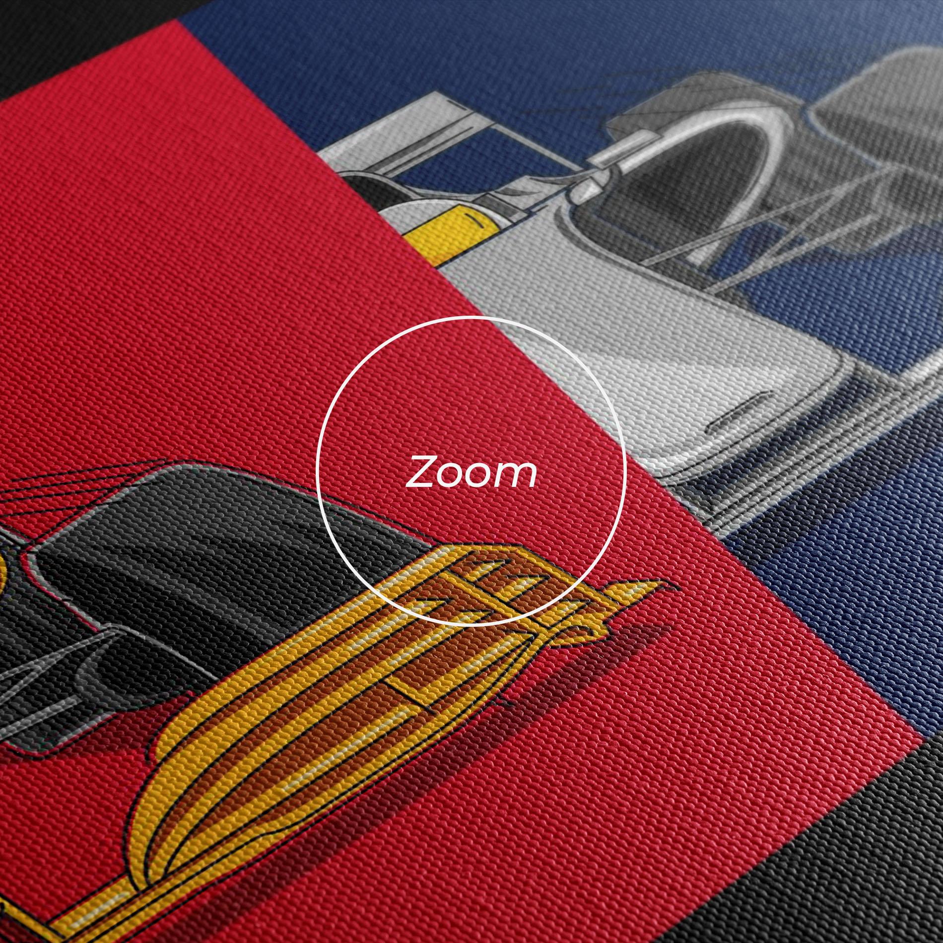 Vászonkép F1 Cars mockup 3