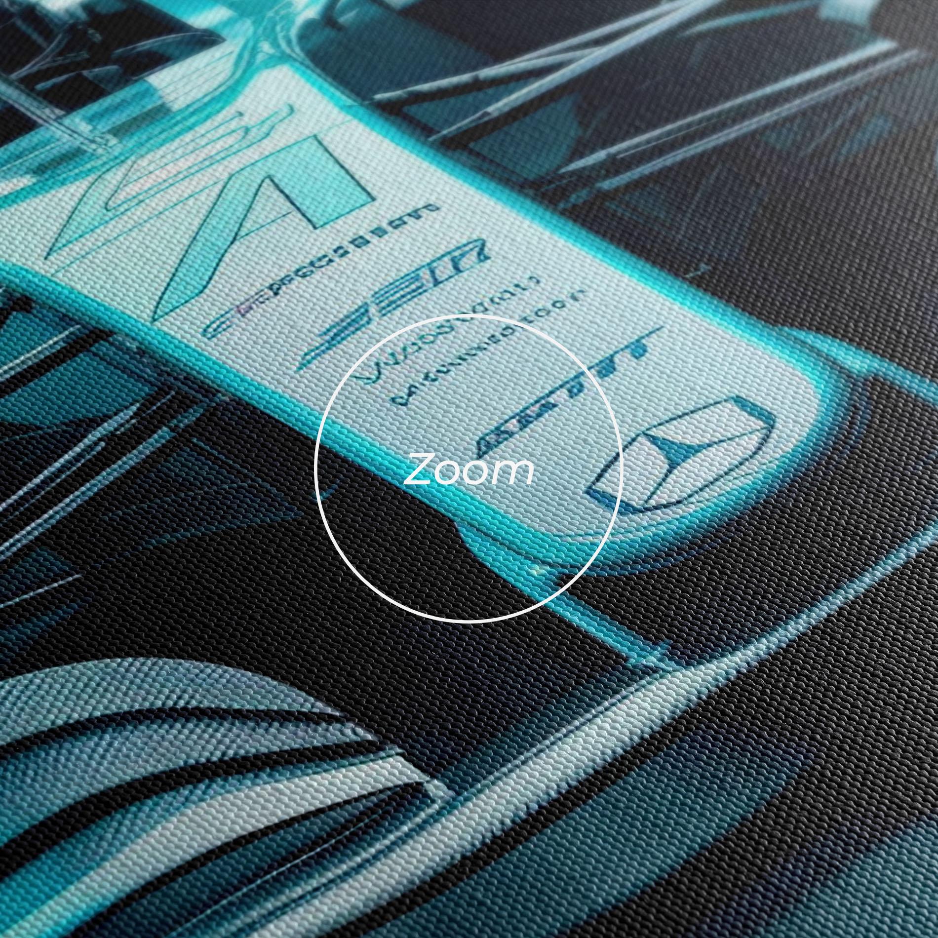 Vászonkép F1 Smoke Cars mockup 3