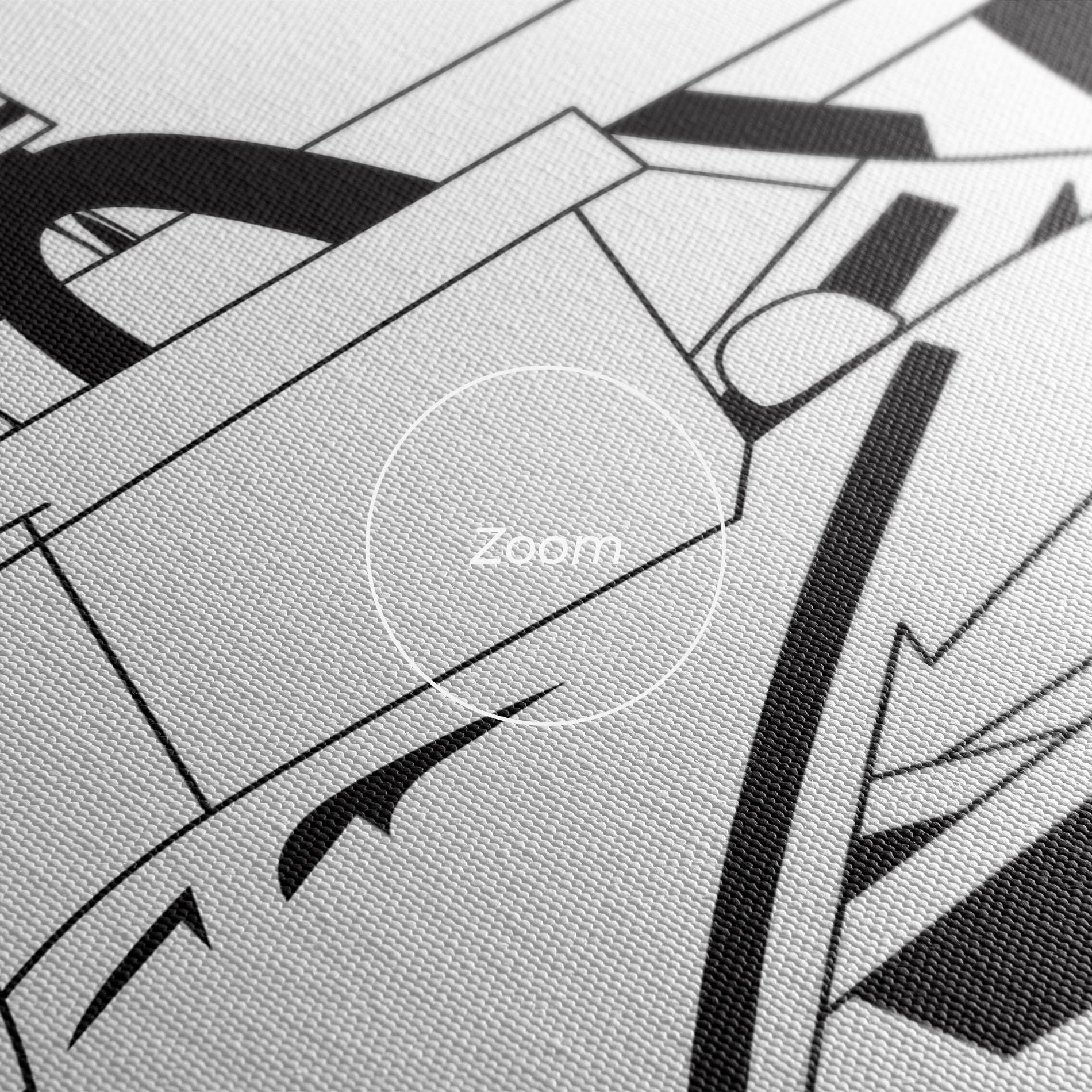 Vászonkép Grand Prix Cars mockup 3