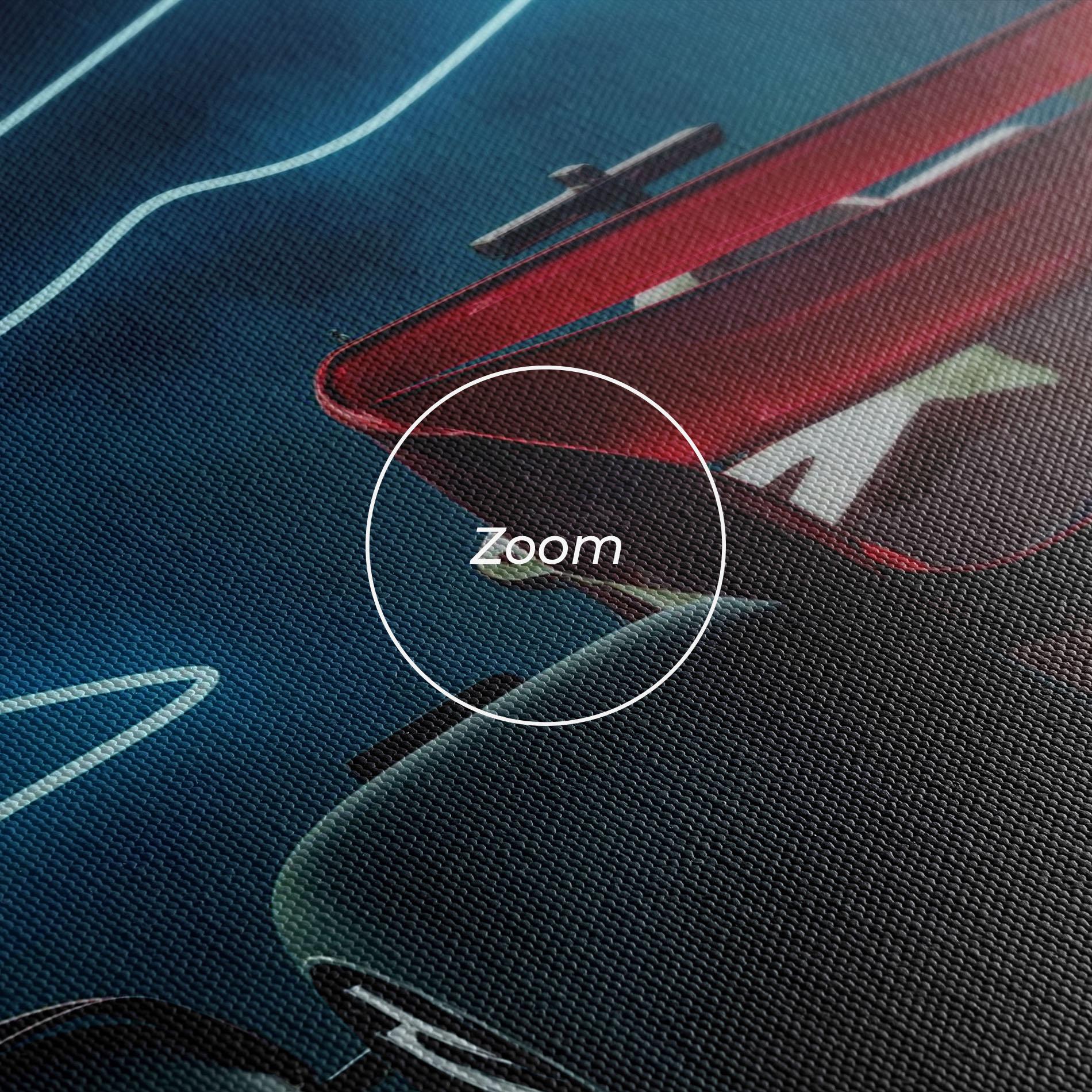 Vászonkép Race Car F1 mockup 3