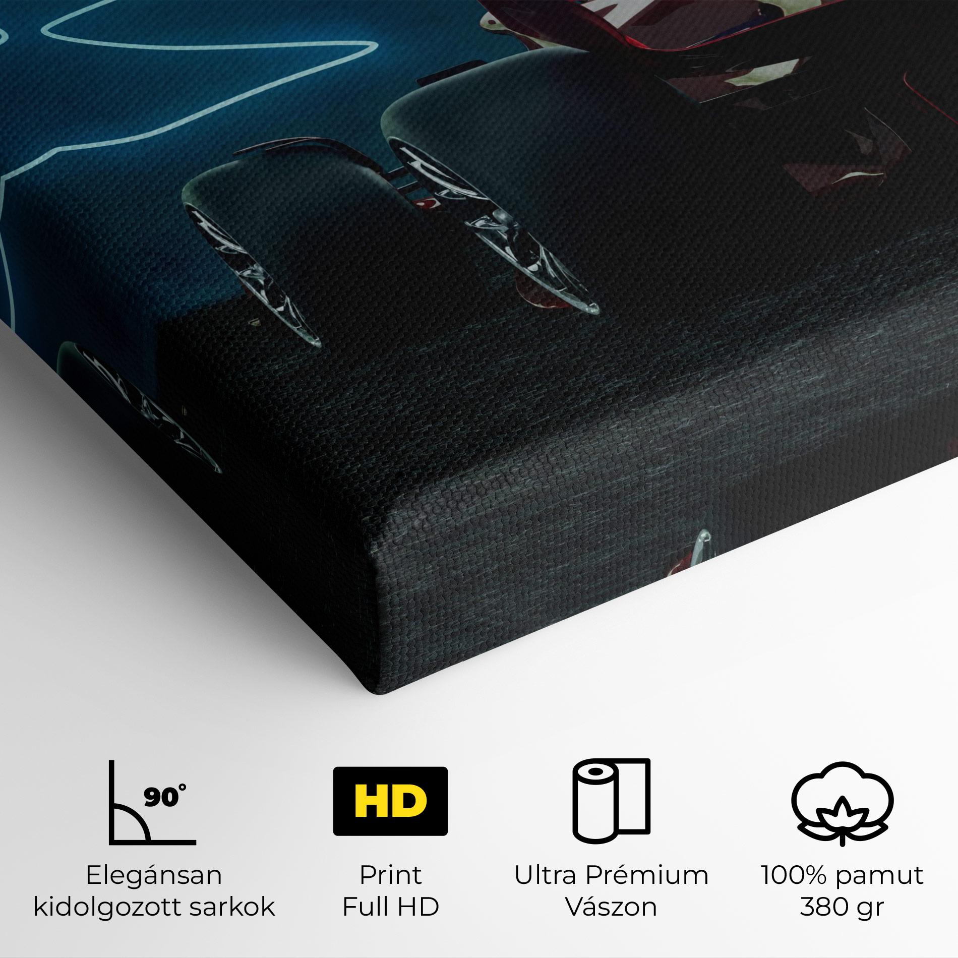 Vászonkép Race Car F1 mockup 4