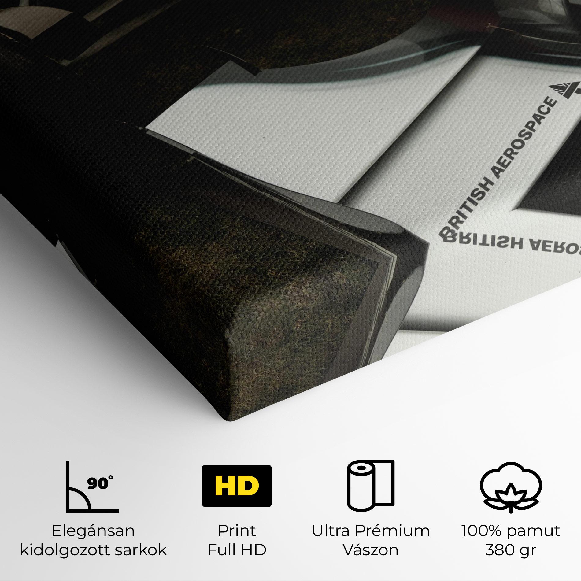 Vászonkép White F1 Car mockup 4