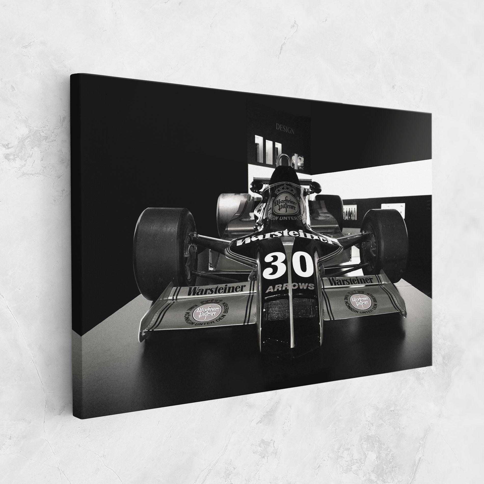Vászonkép Formula 1 Car Grey mockup 1