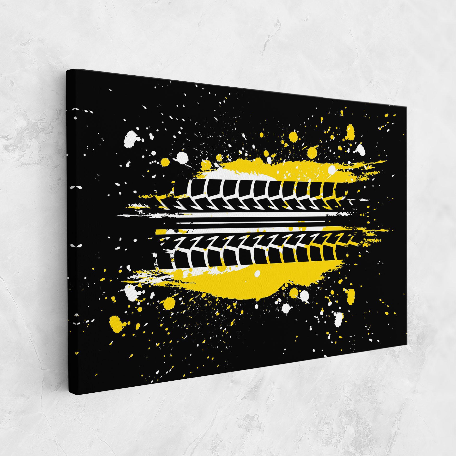 Vászonkép Yellow Traces mockup 1