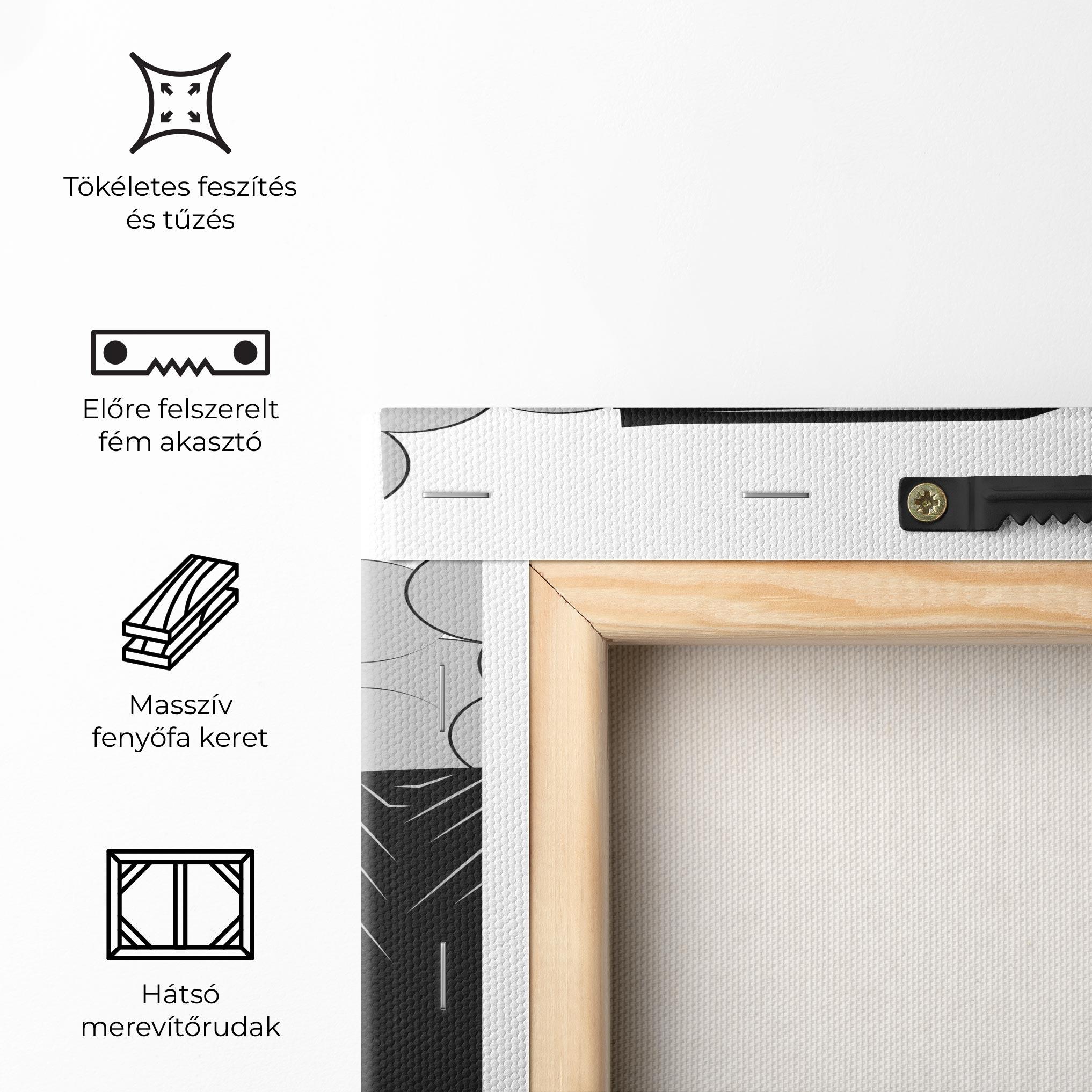 Vászonkép Car F1 Smoke mockup 5