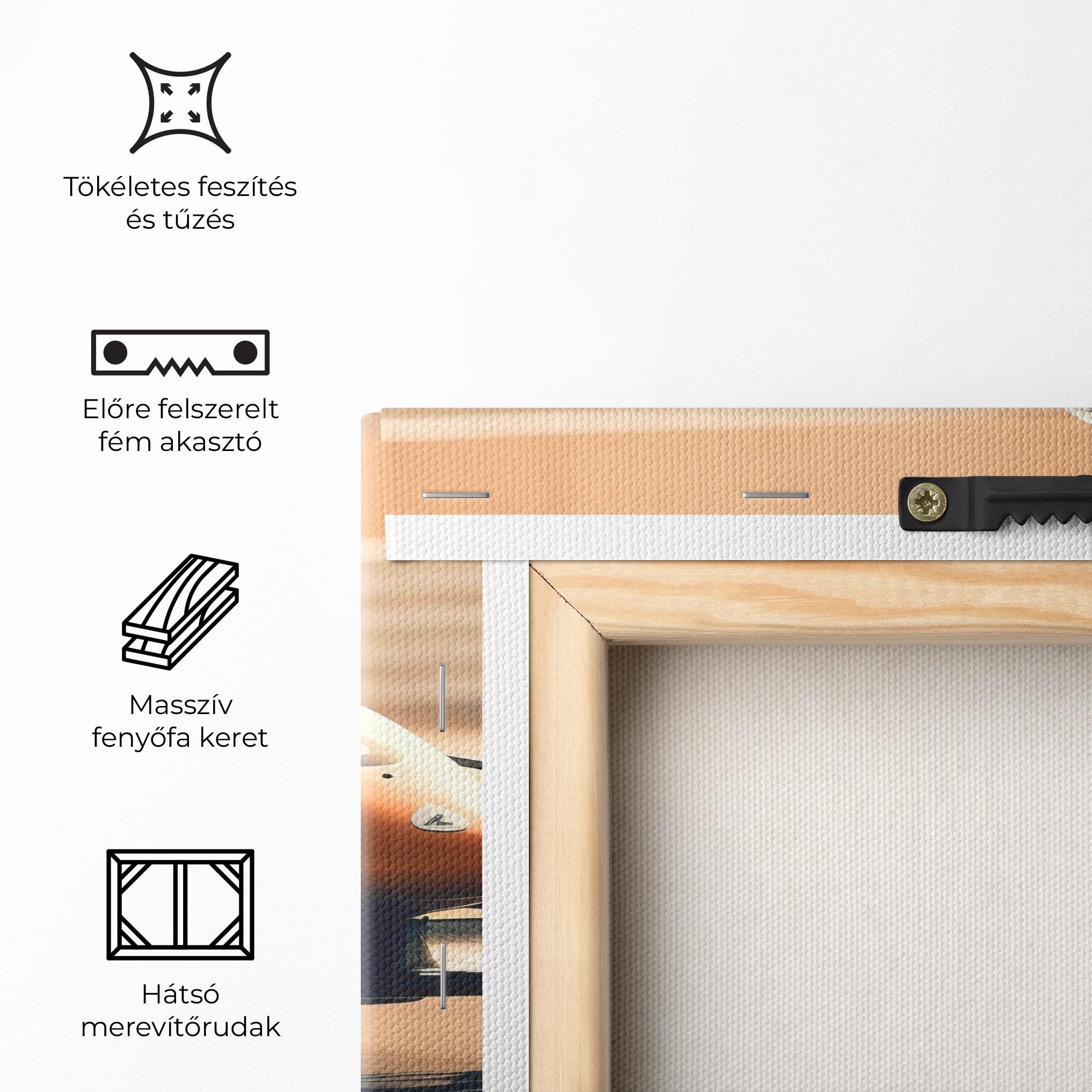 Vászonkép Orange Black F1 mockup 5