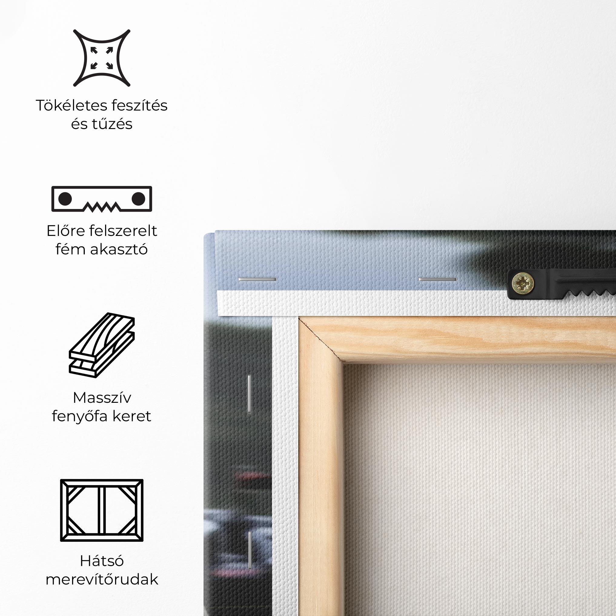 Vászonkép Red Racing Cars mockup 5