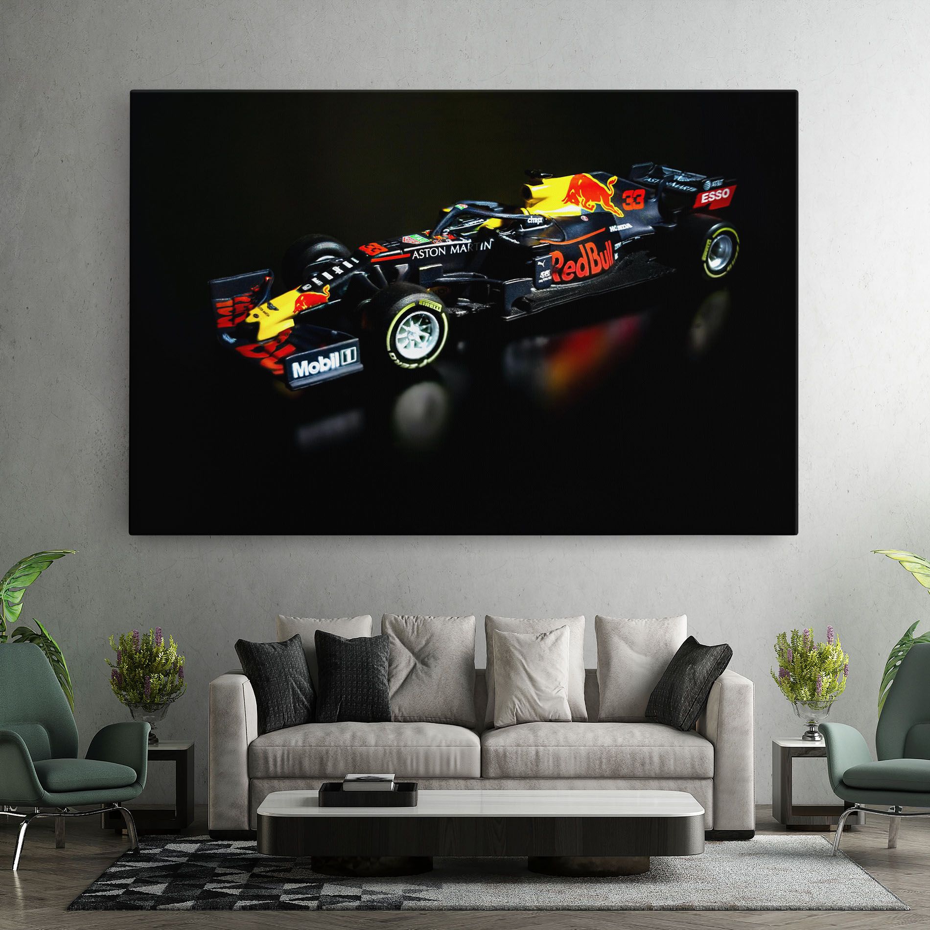 Black Yellow F1 mockup 7