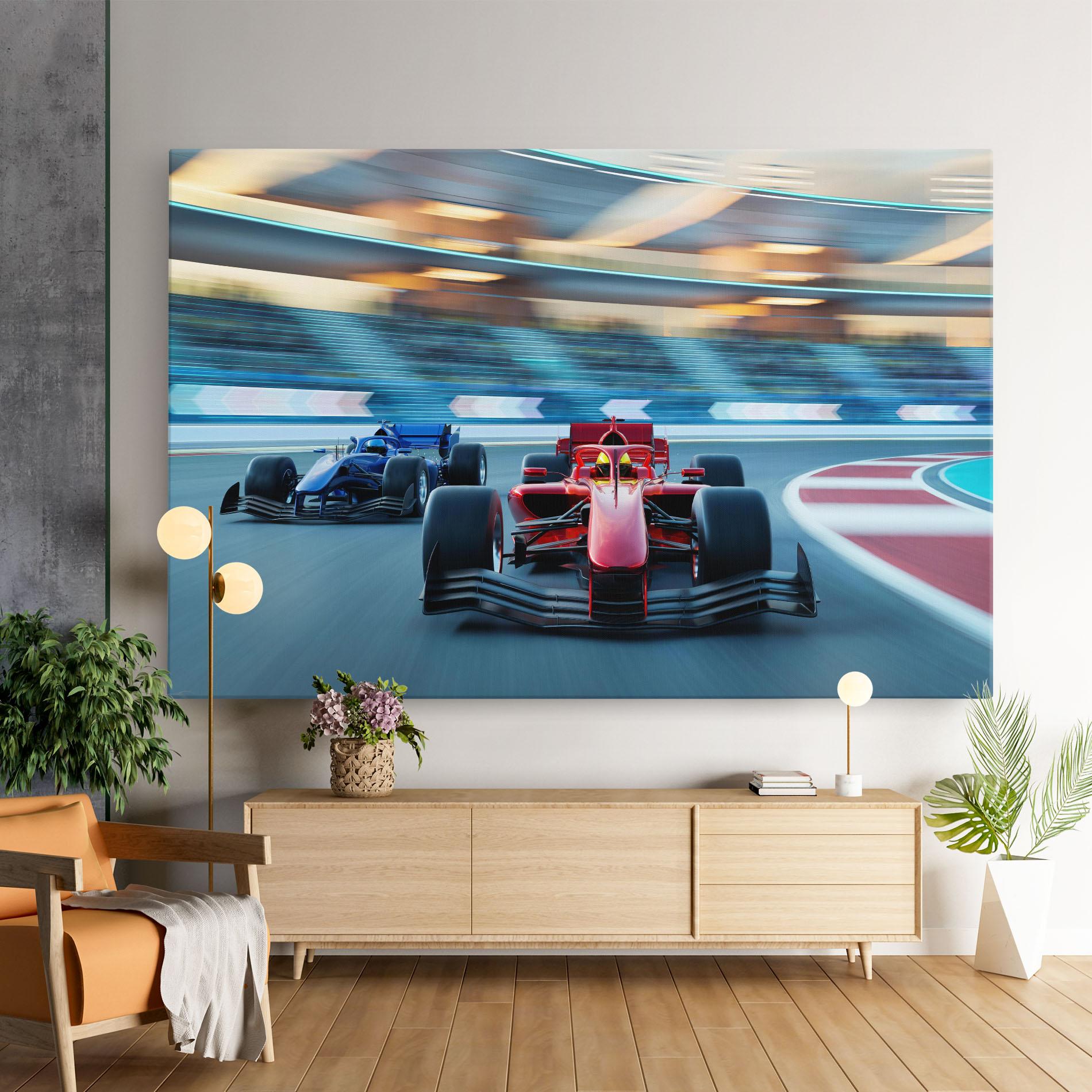 Vászonkép F1 Racing mockup 9