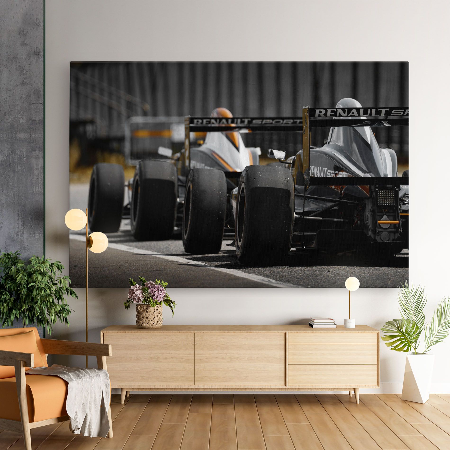 Grey F1 Cars mockup 9