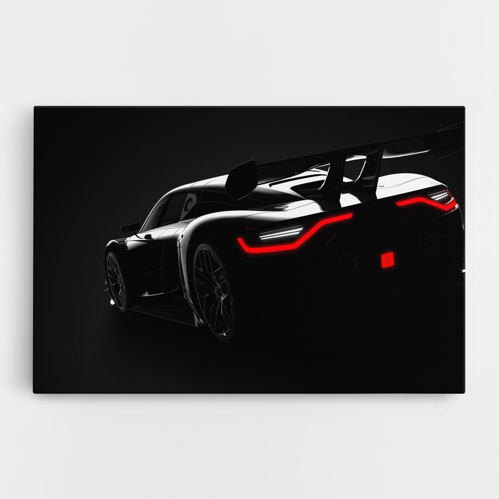 Black Hypercar Car mockup 0
