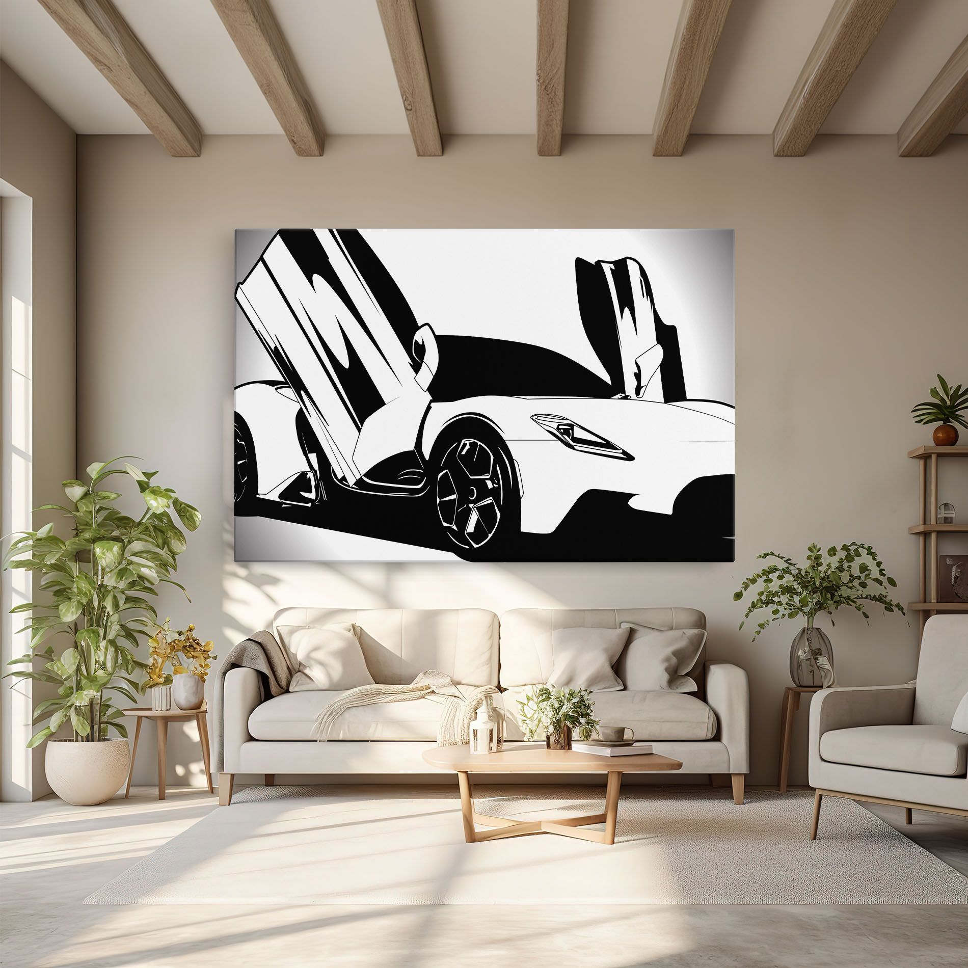 Black White Car mockup 6