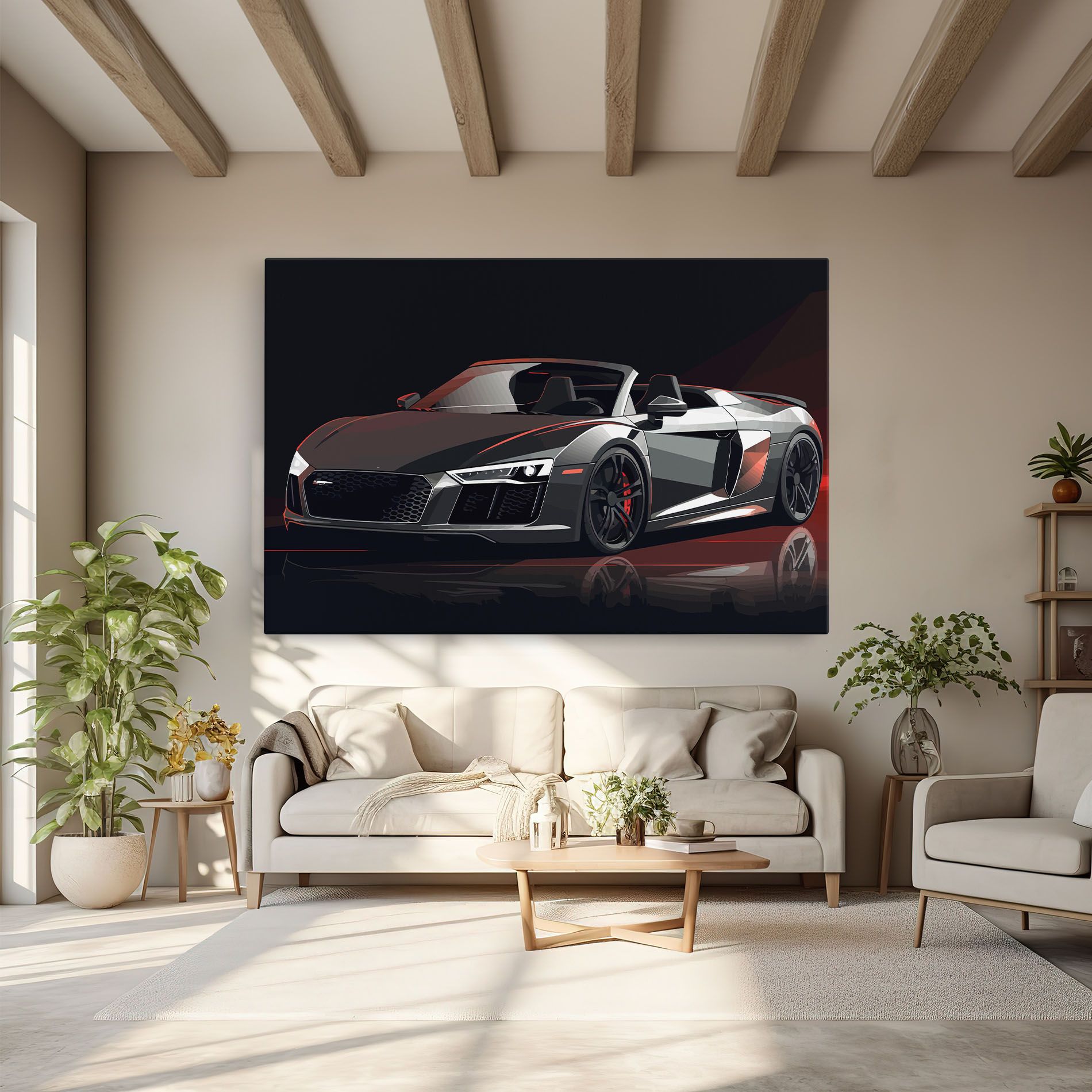 Cool Grey Car mockup 6