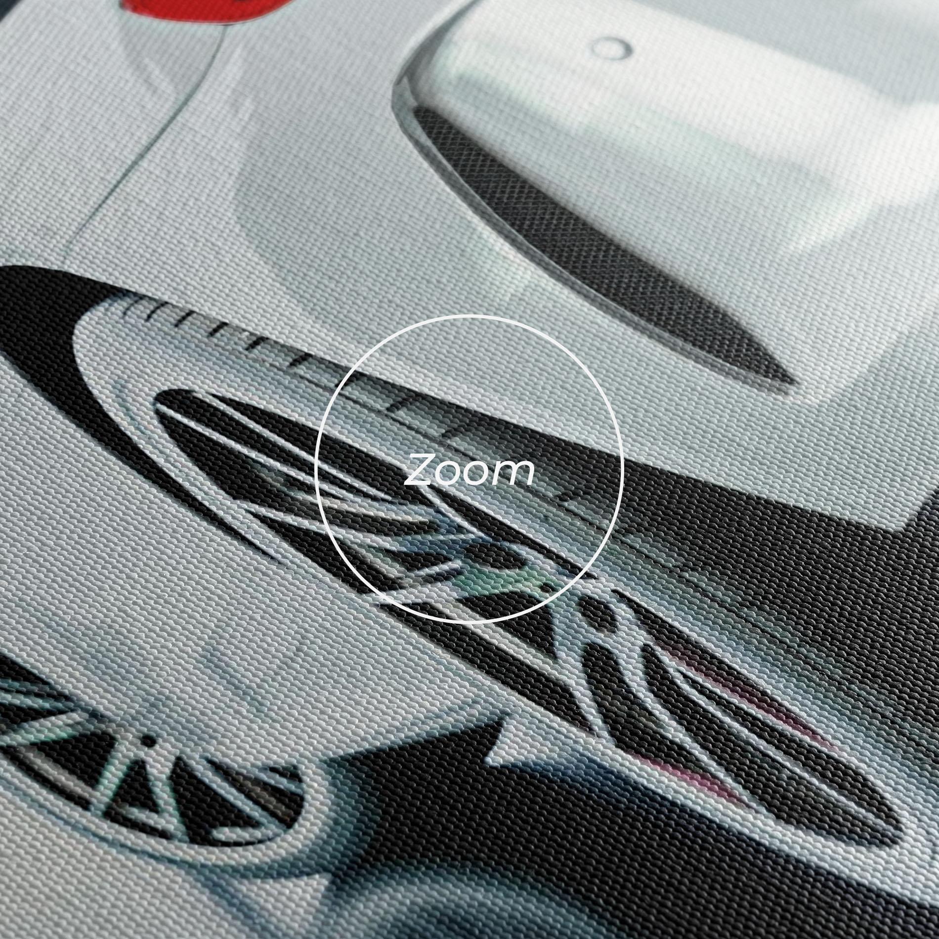 Vászonkép White Mercedes Amg mockup 3