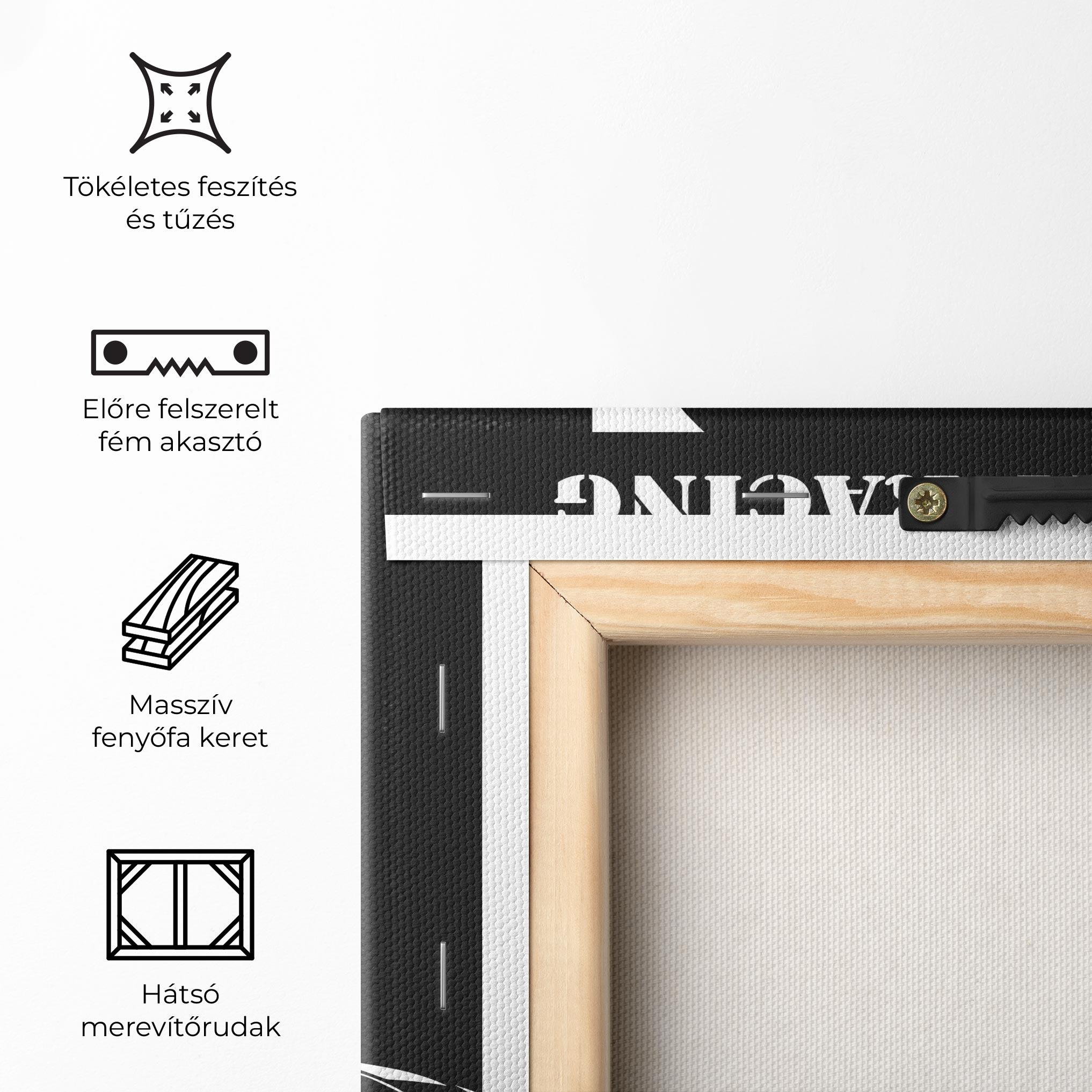 Vászonkép Car Street Racing mockup 5