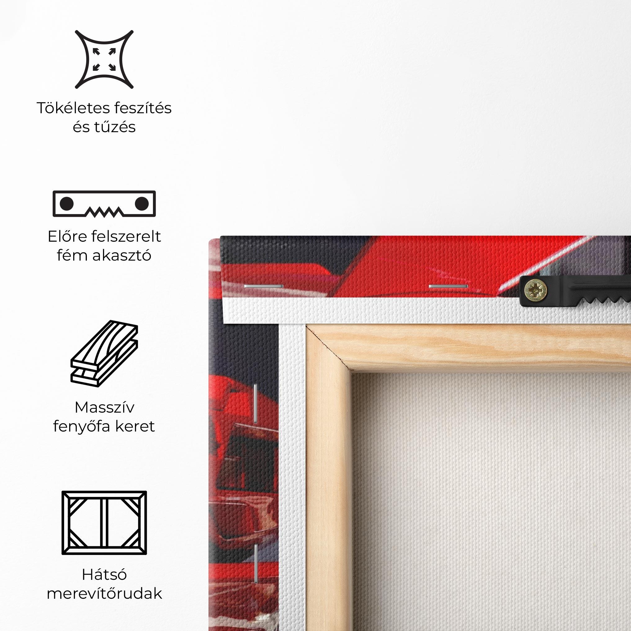 Vászonkép Red Rear Countach mockup 5