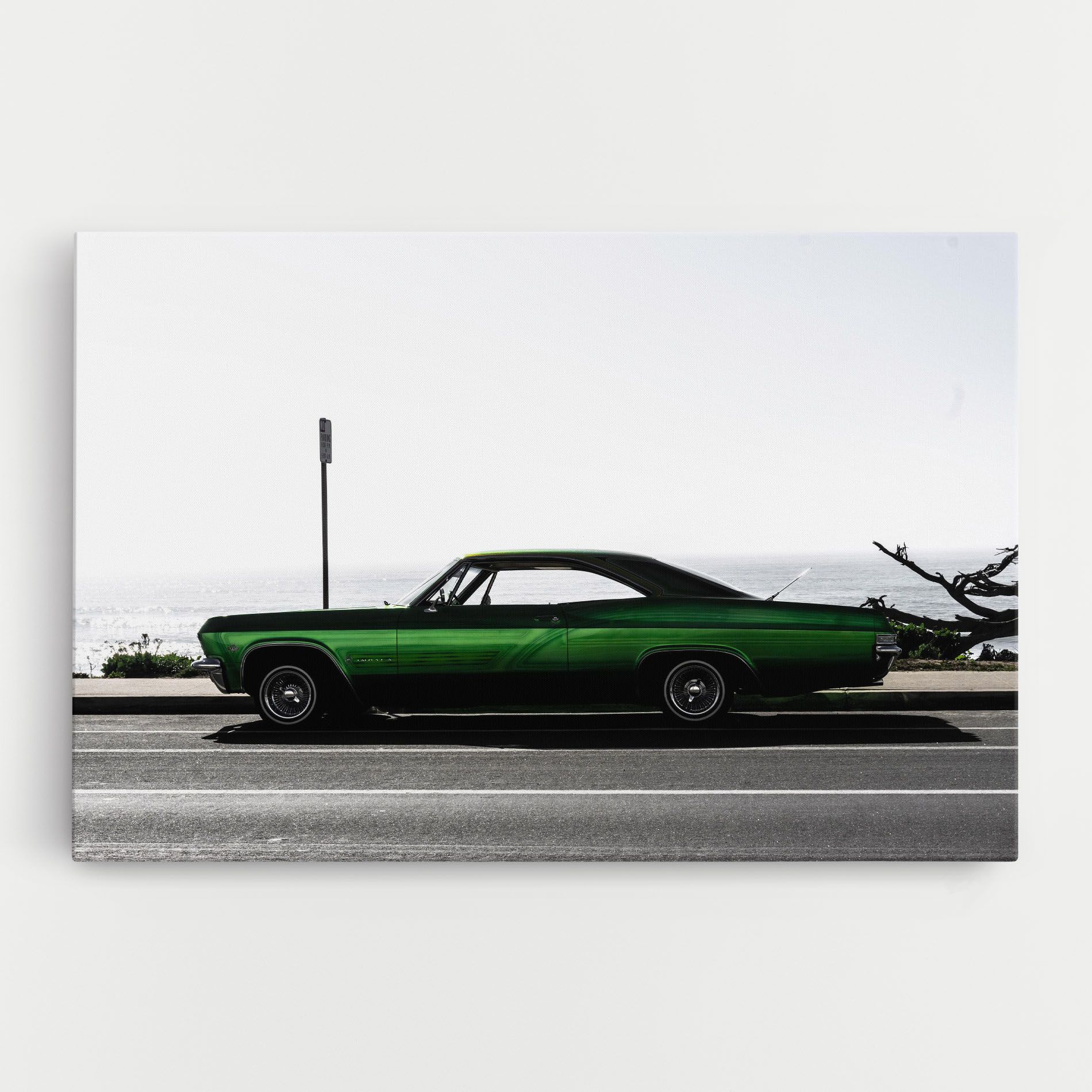 Nice Green Car mockup 0