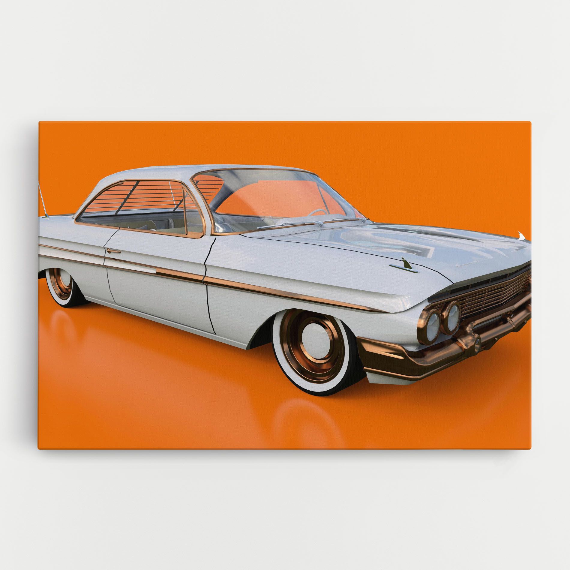 Old American Car mockup 0