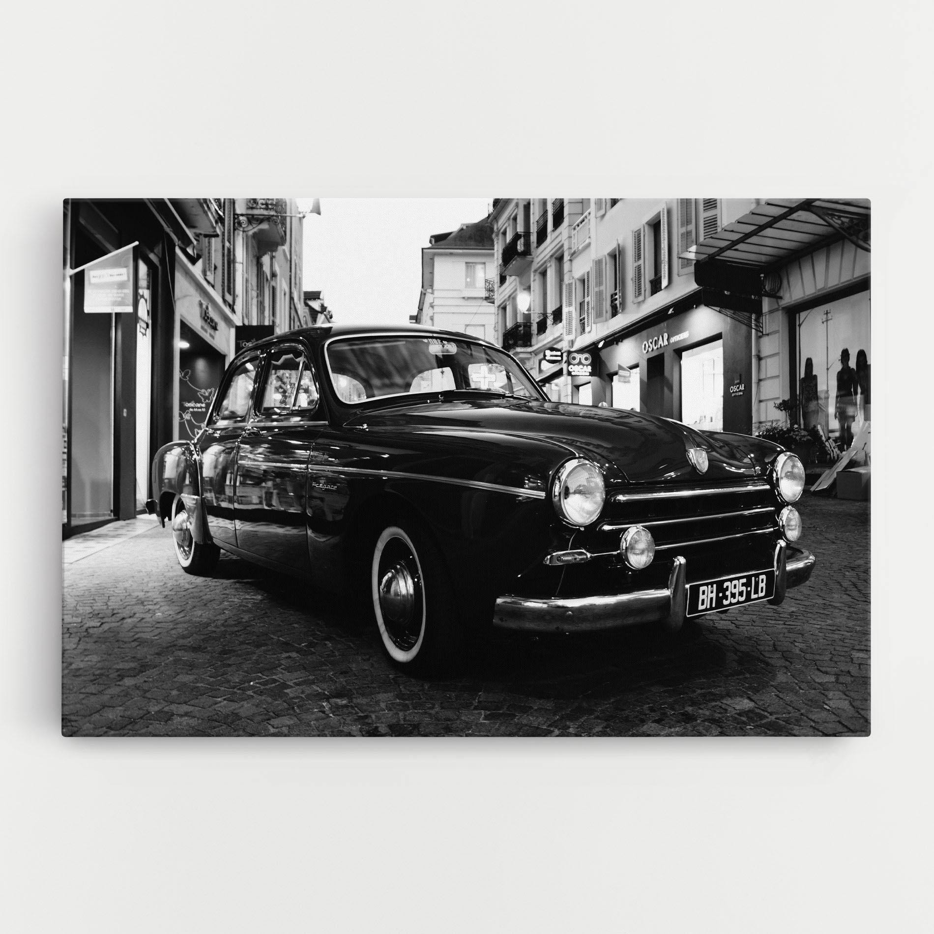 Vászonkép Pretty Black Car mockup 0