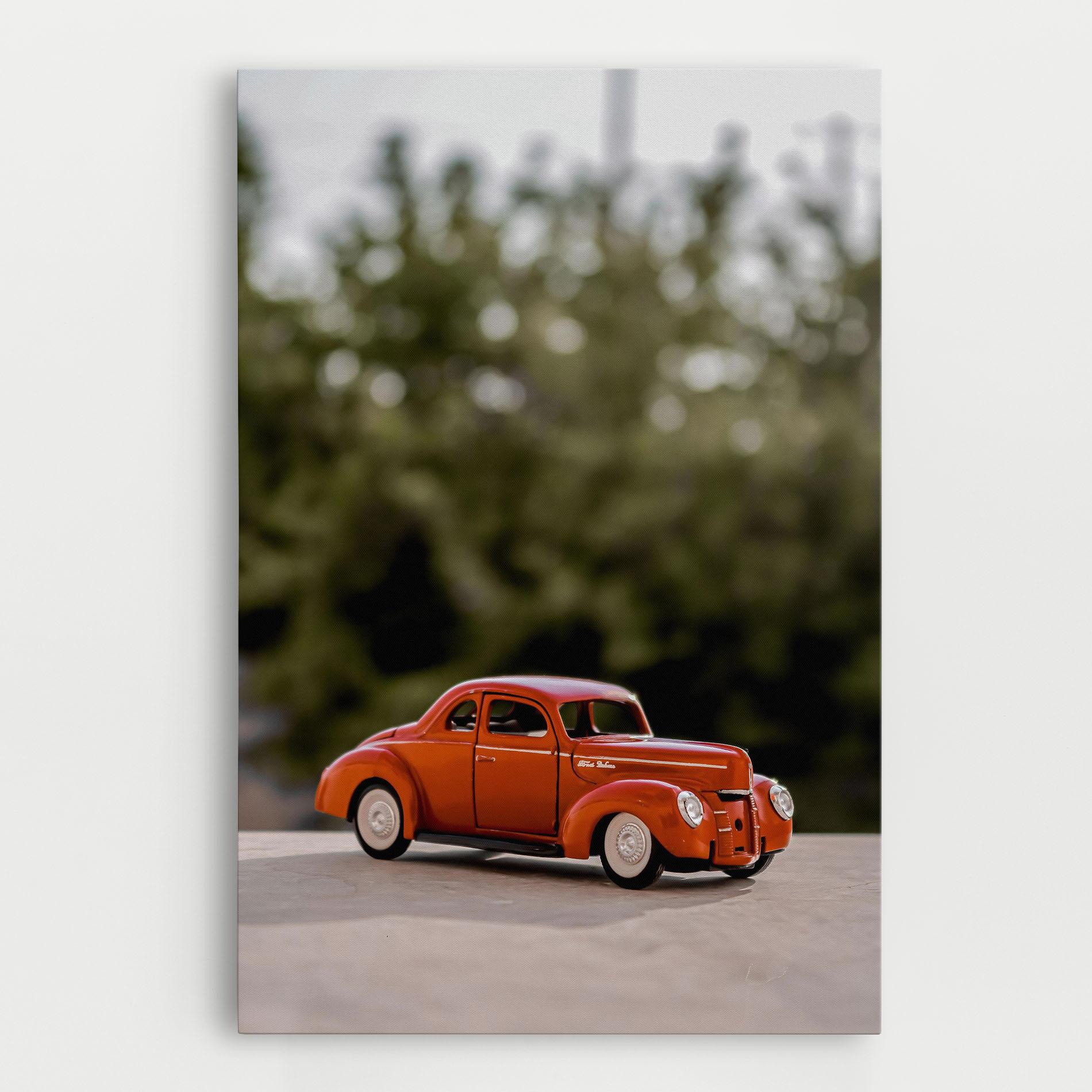 Vászonkép Vintage Orange Toy mockup 0