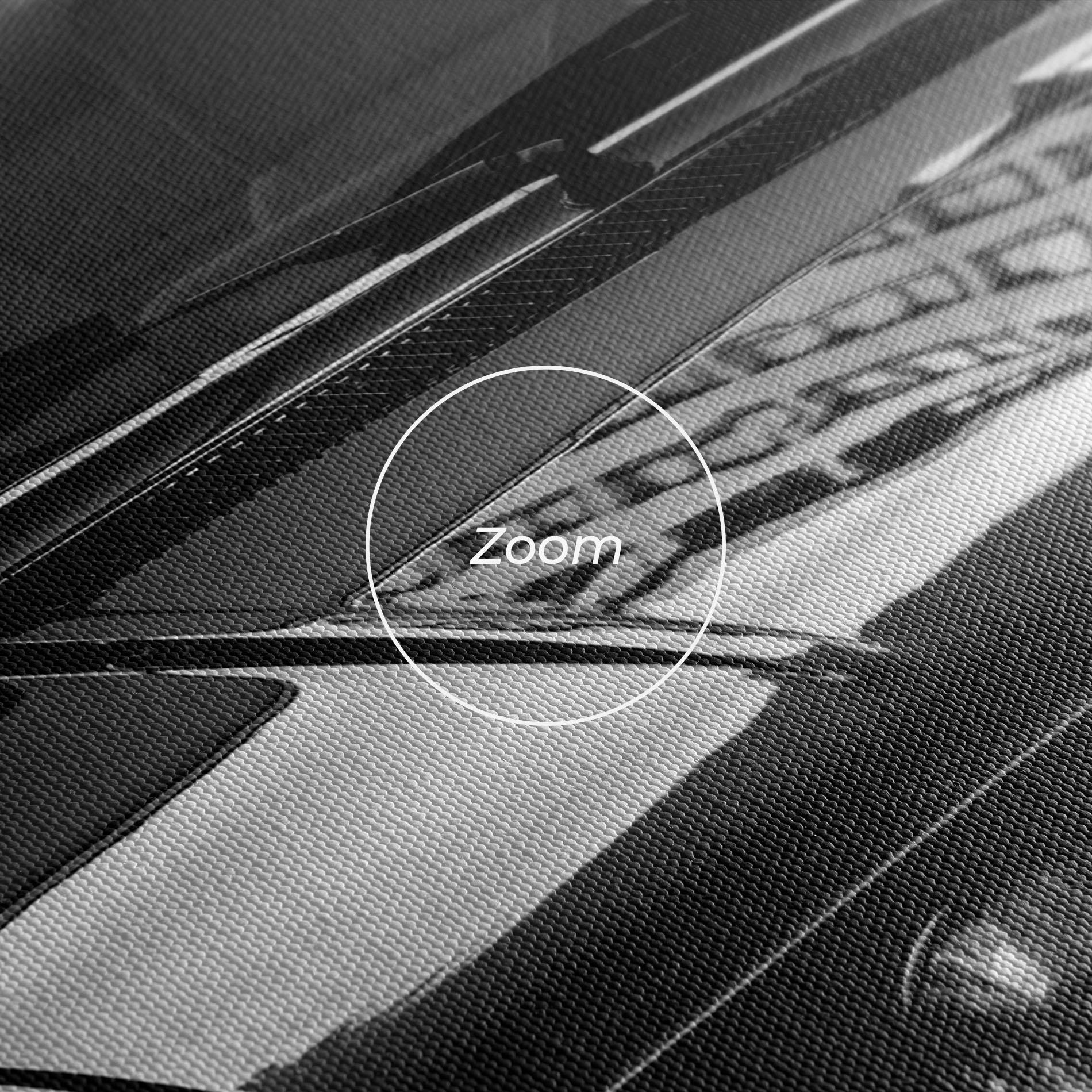 Vászonkép Black Shiny Car mockup 3