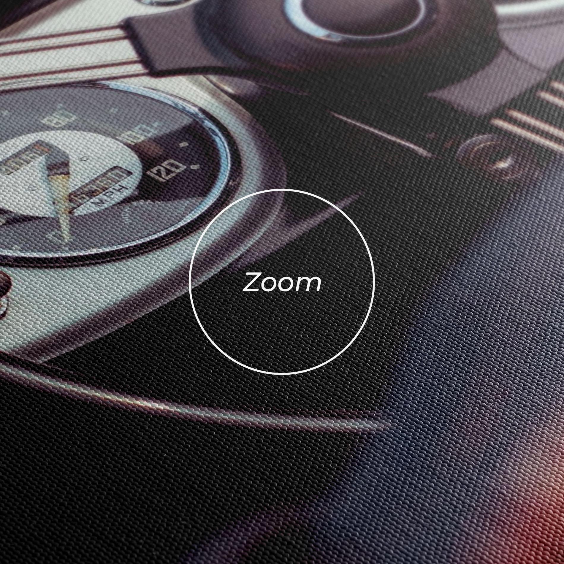 Vászonkép Classic Red Car mockup 3