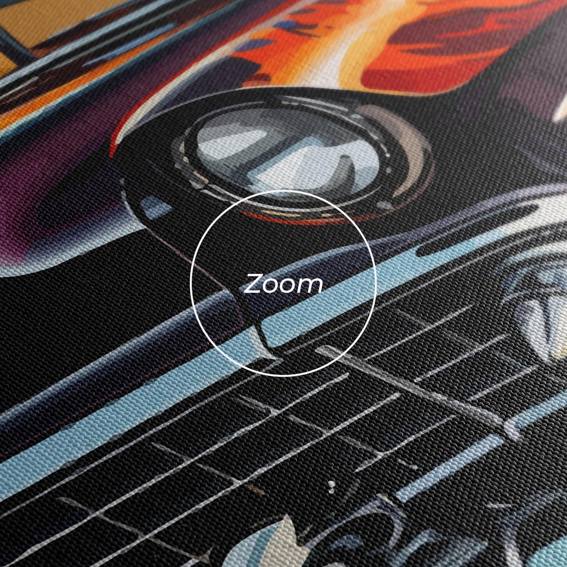 Vászonkép Cool Vintage Car mockup 3