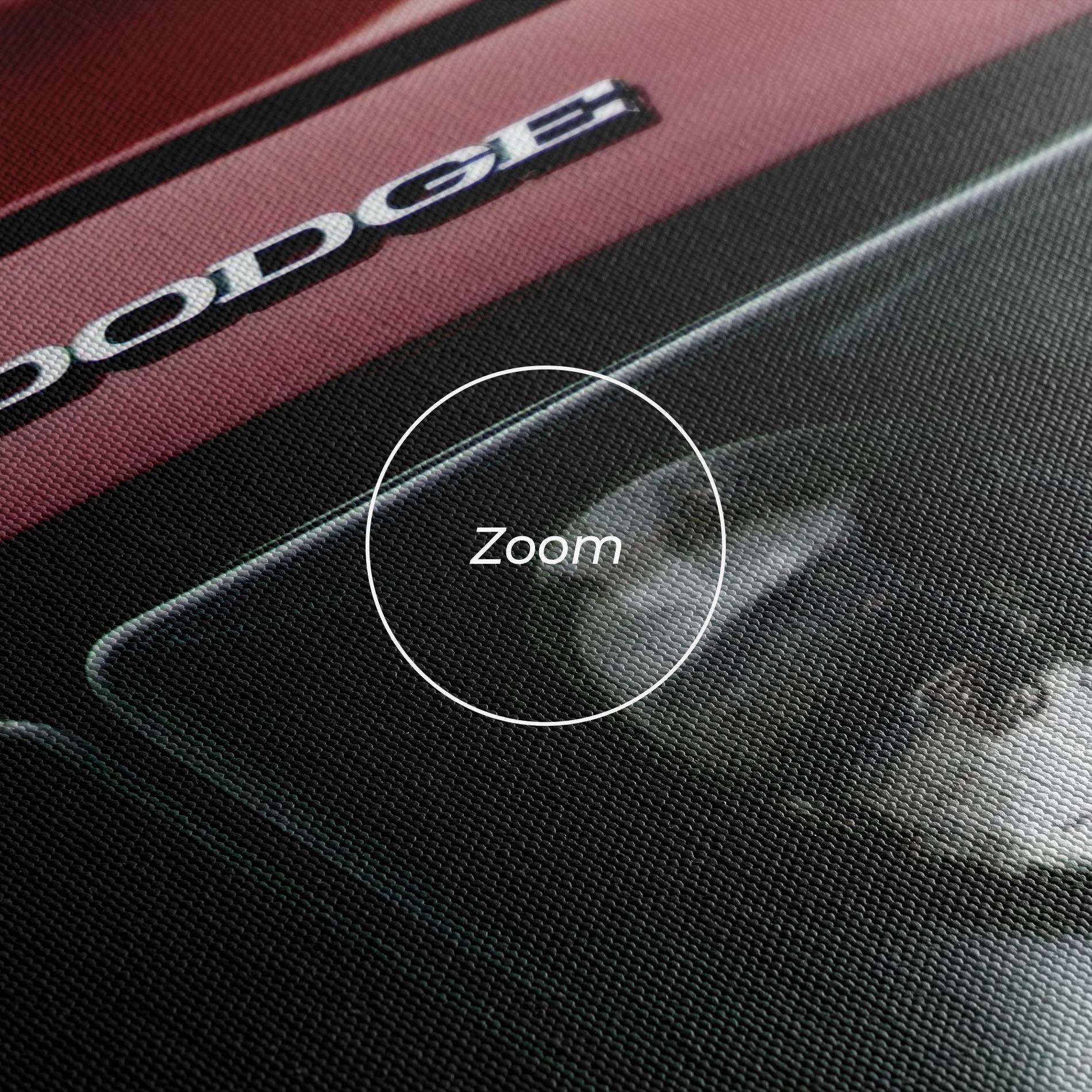 Vászonkép Dark Red Car mockup 3