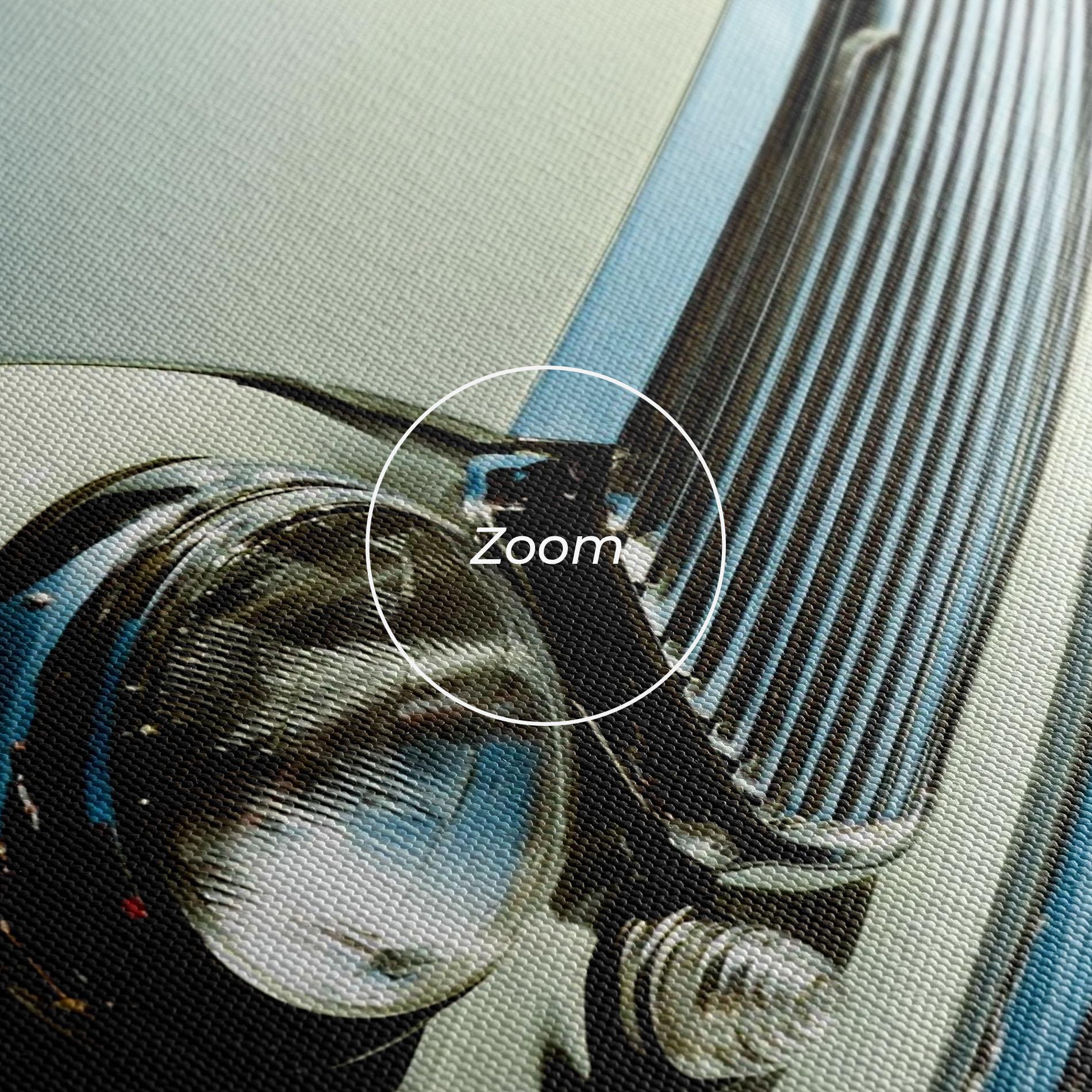 Vászonkép Light Blue Car mockup 3