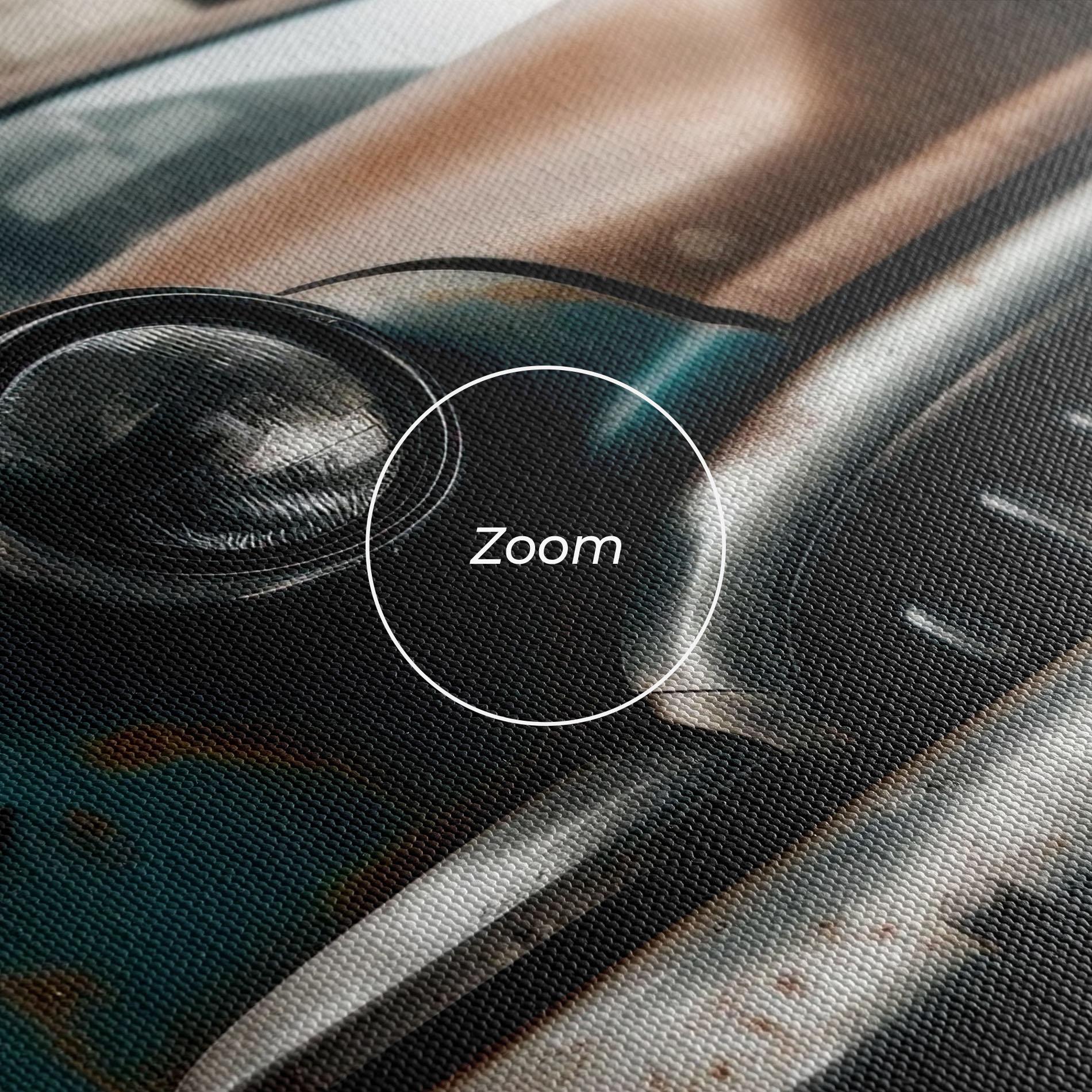 Vászonkép Old Brown Car mockup 3