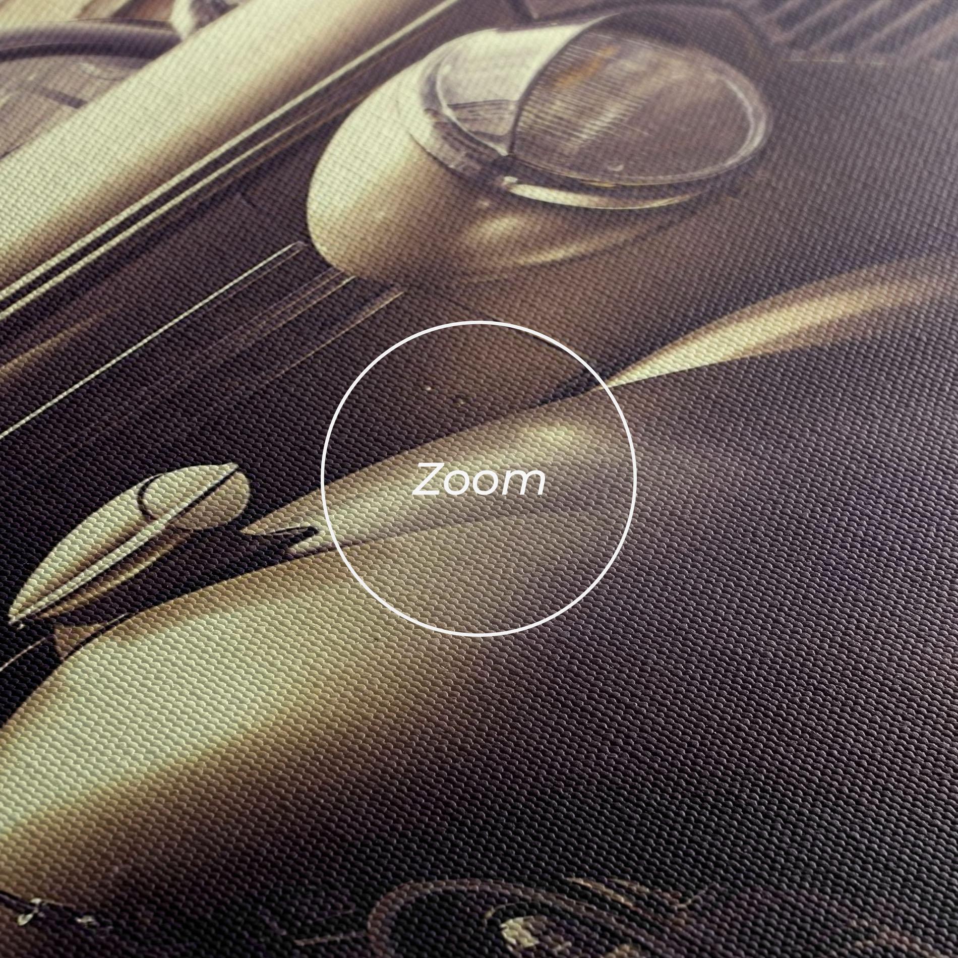 Vászonkép Old Classic Car mockup 3