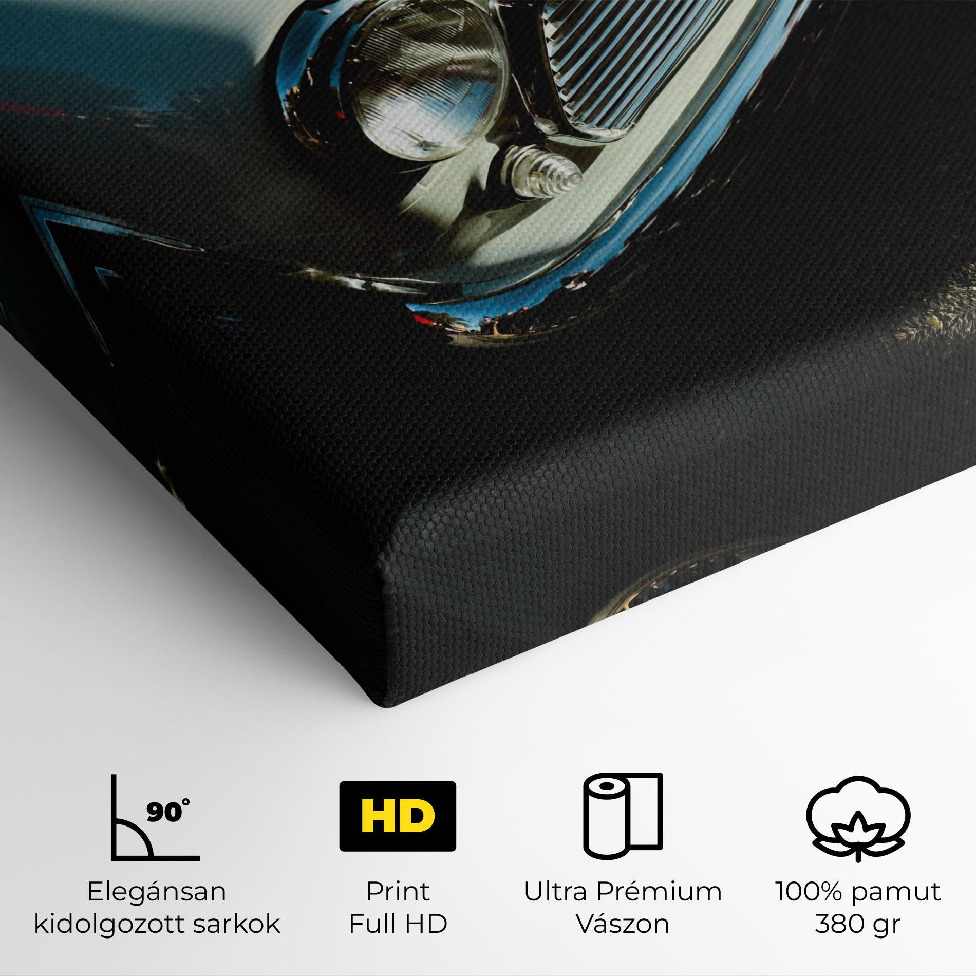 Vászonkép Light Blue Car mockup 4