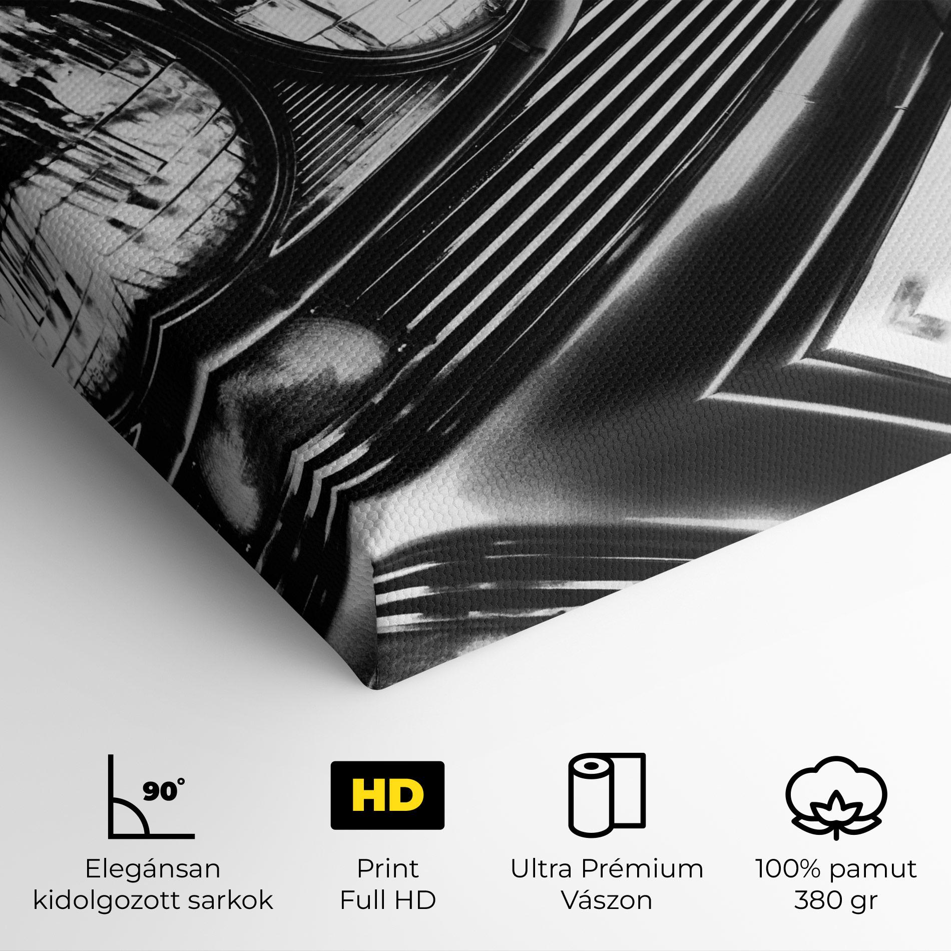 Vászonkép Old Closeup Car mockup 4