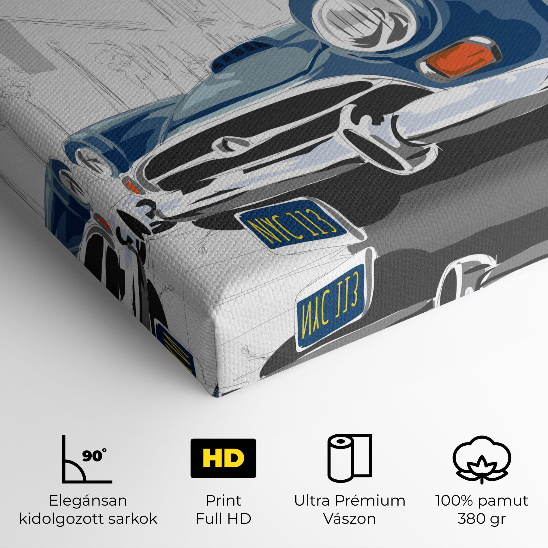 Vászonkép Vintage Drive mockup 4