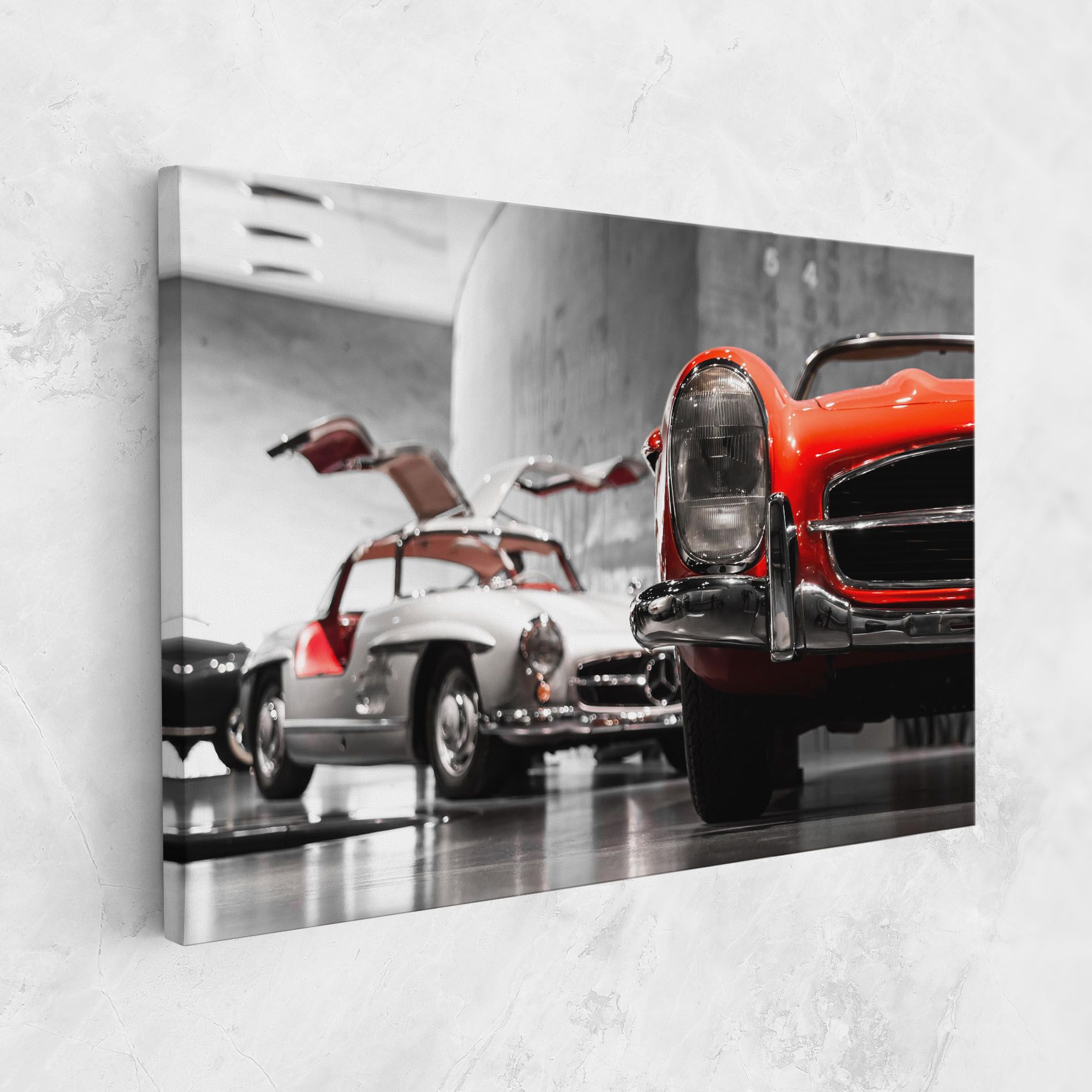 Vintage Red White mockup 1