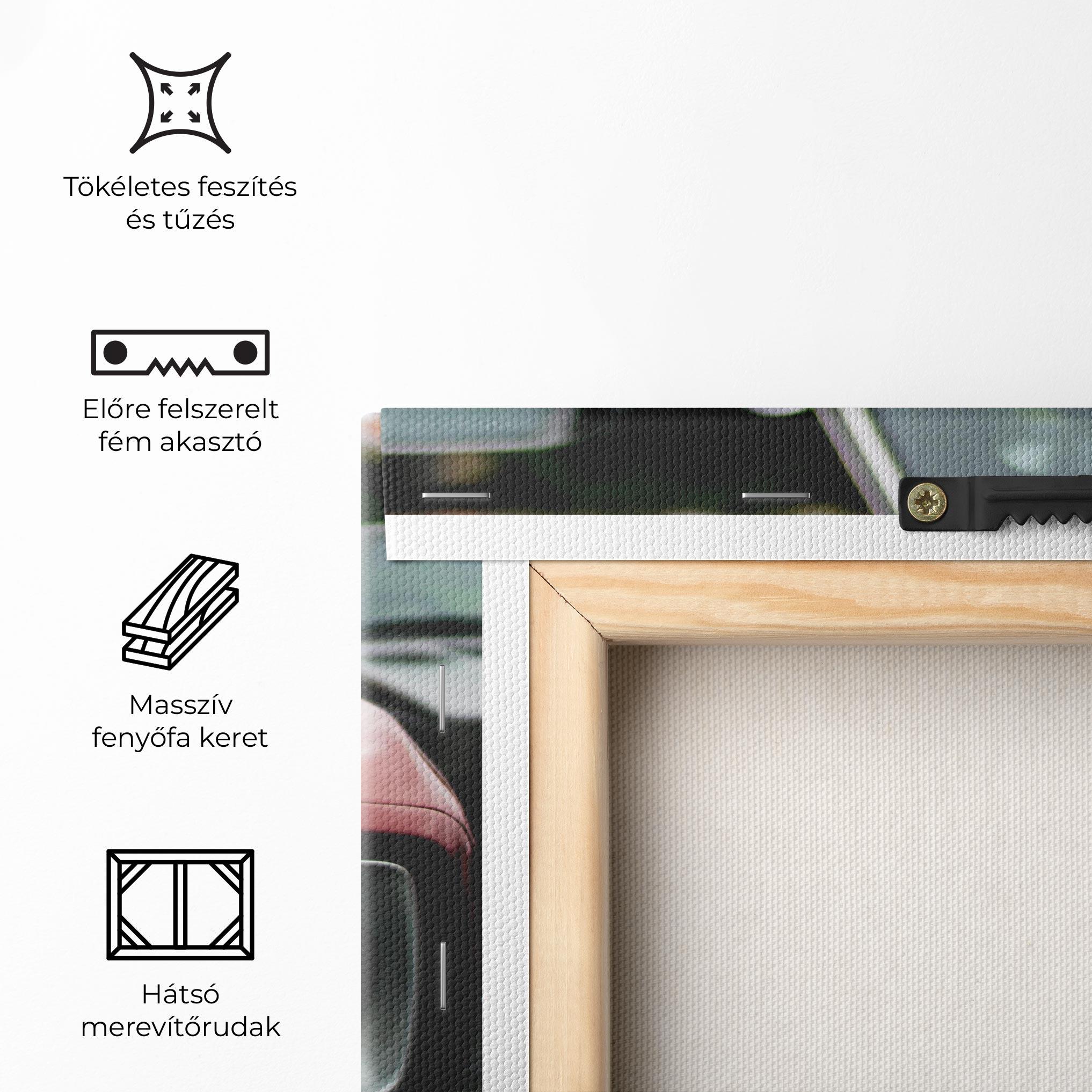 Vászonkép Dark Vintage Red mockup 5