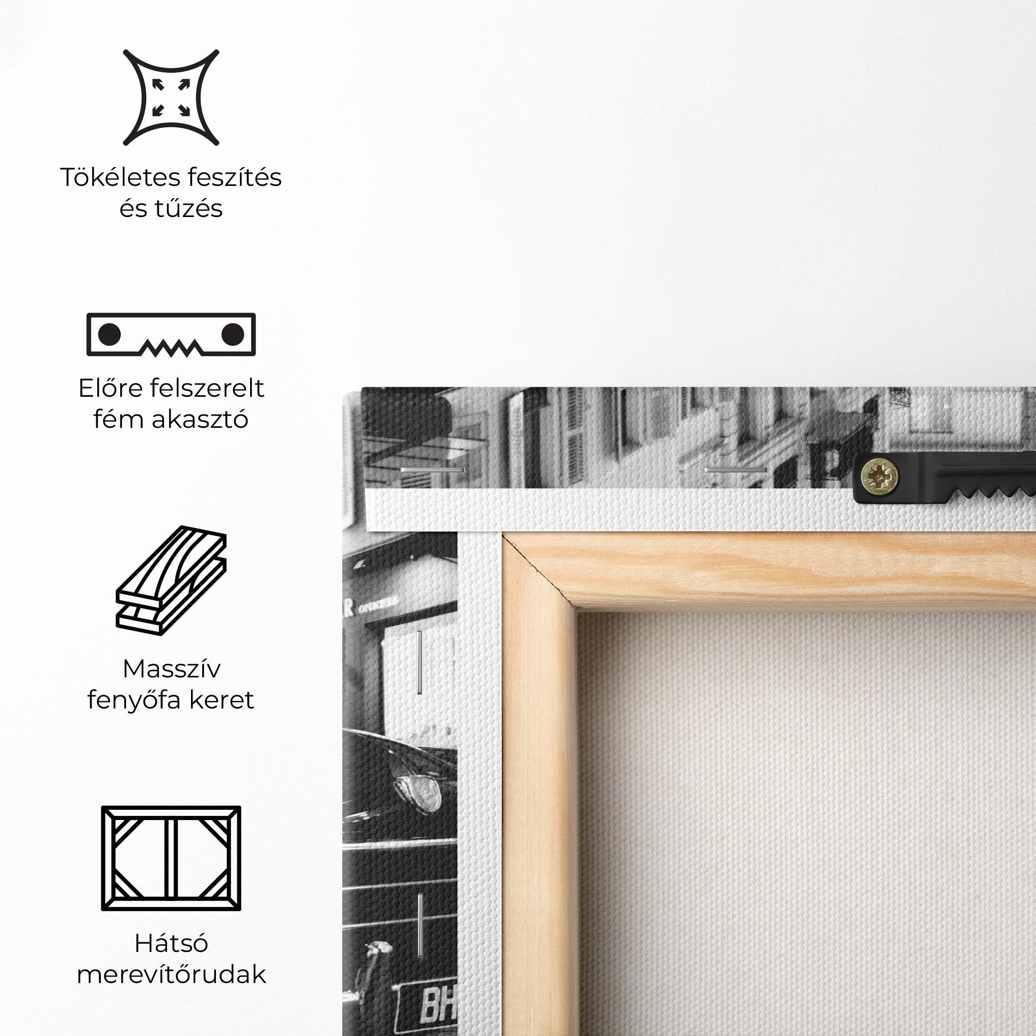 Vászonkép Pretty Black Car mockup 5